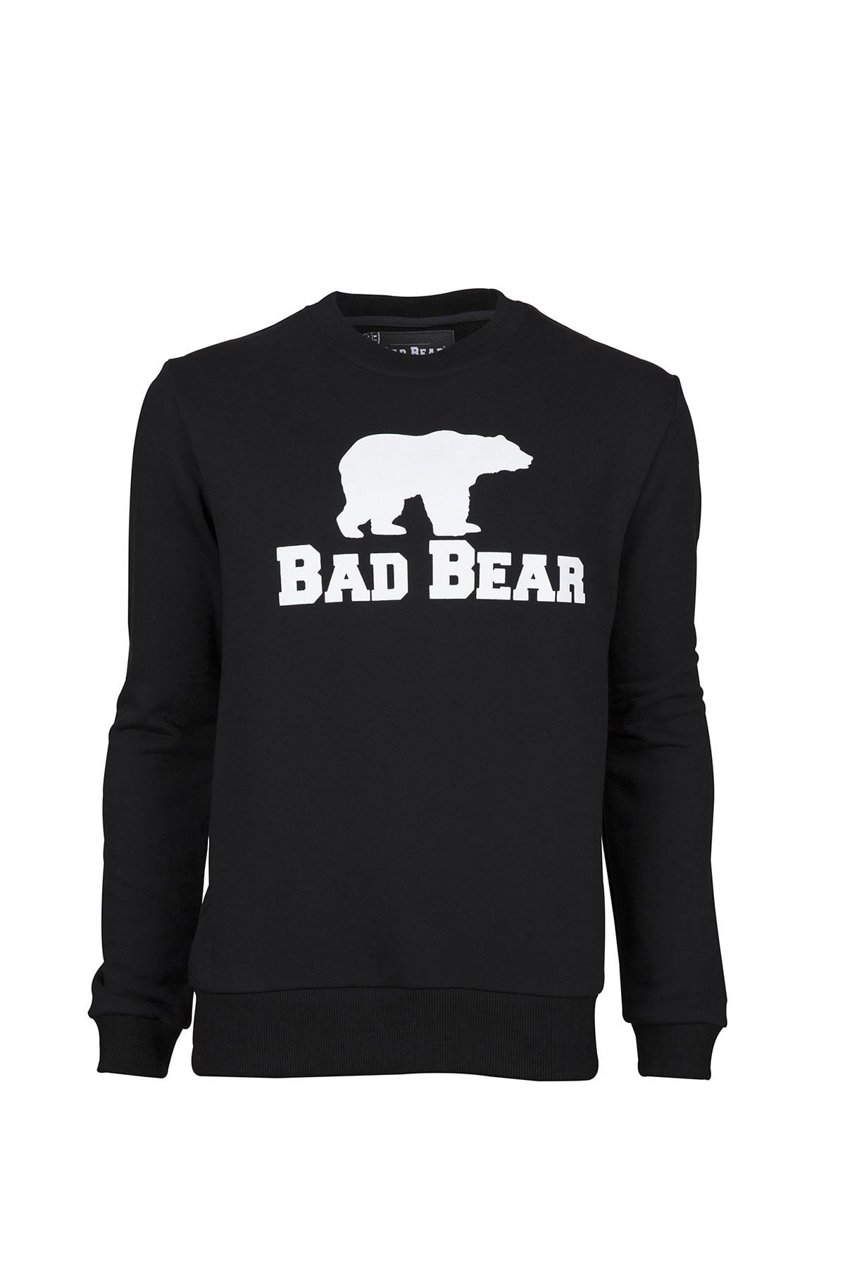 Bad Bear Bad Bear Crewneck Erkek Siyah Sweatshirt