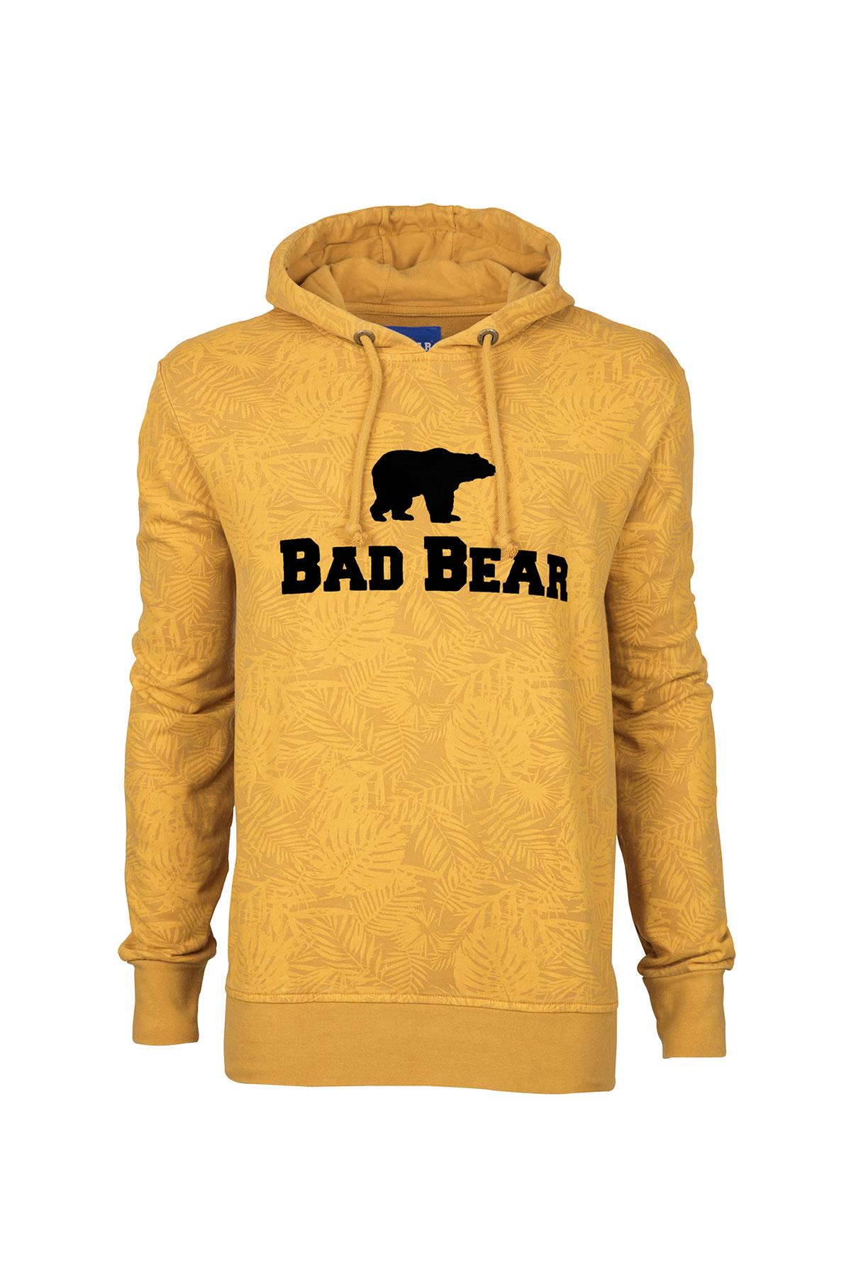 Bad Bear Bad Bear Hoodie Erkek Sari Kapşonlu Sweat