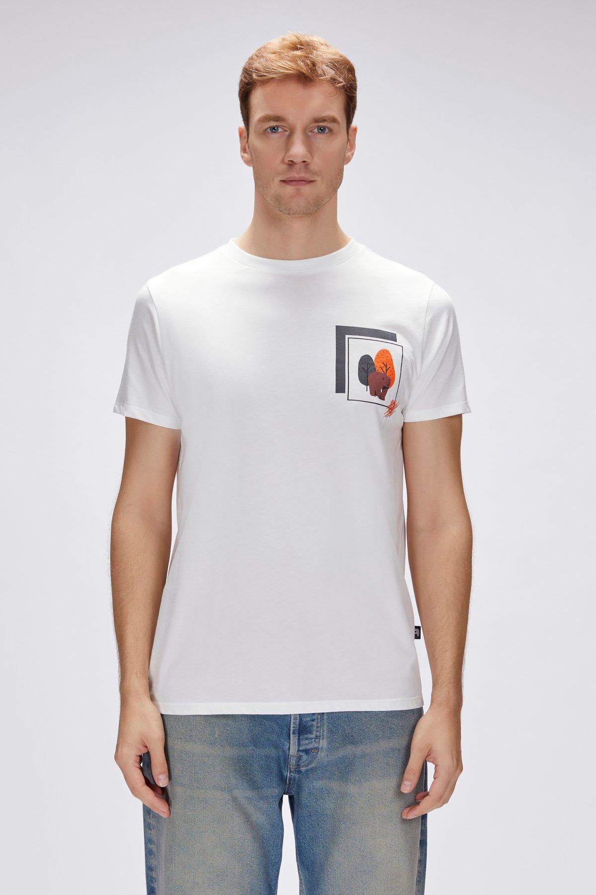Bad Bear Bain T-Shirt Erkek  Bisiklet Yaka Tshirt