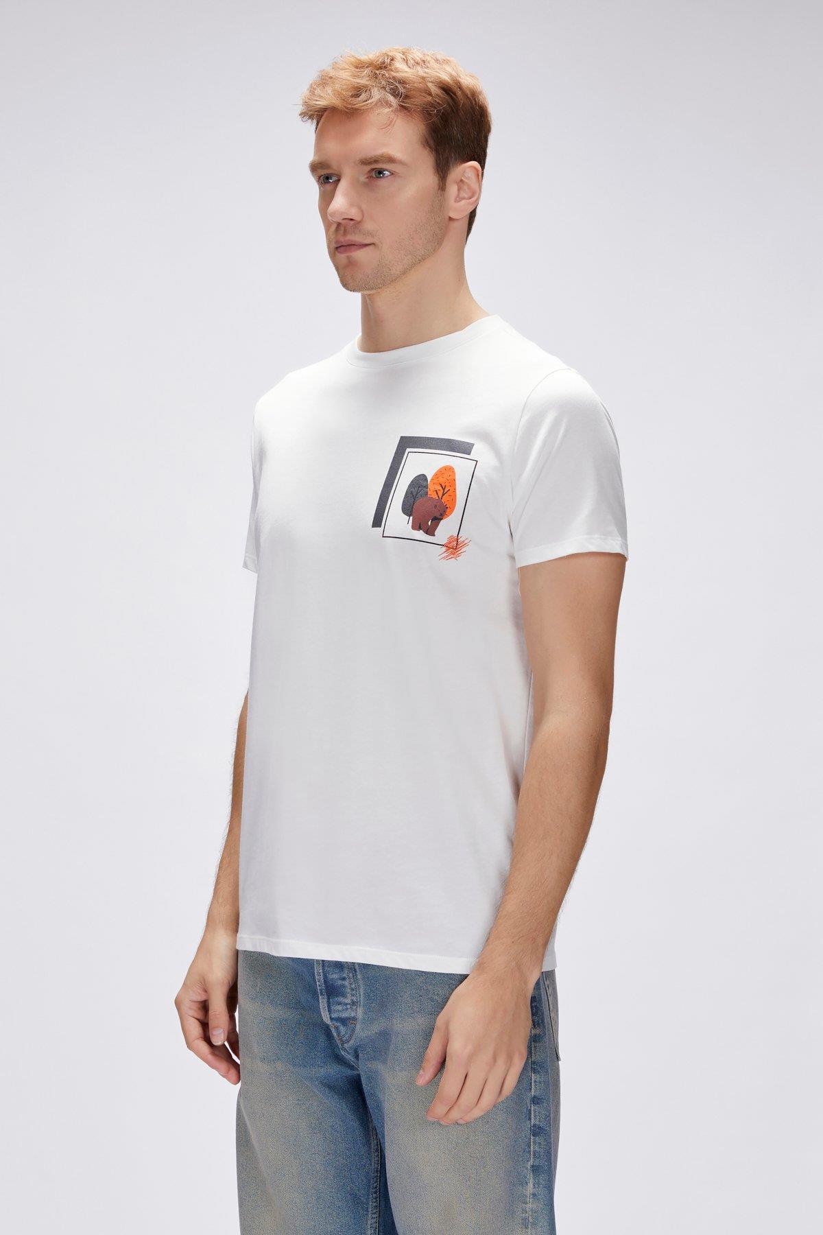 Bad Bear Bain T-Shirt Erkek  Bisiklet Yaka Tshirt