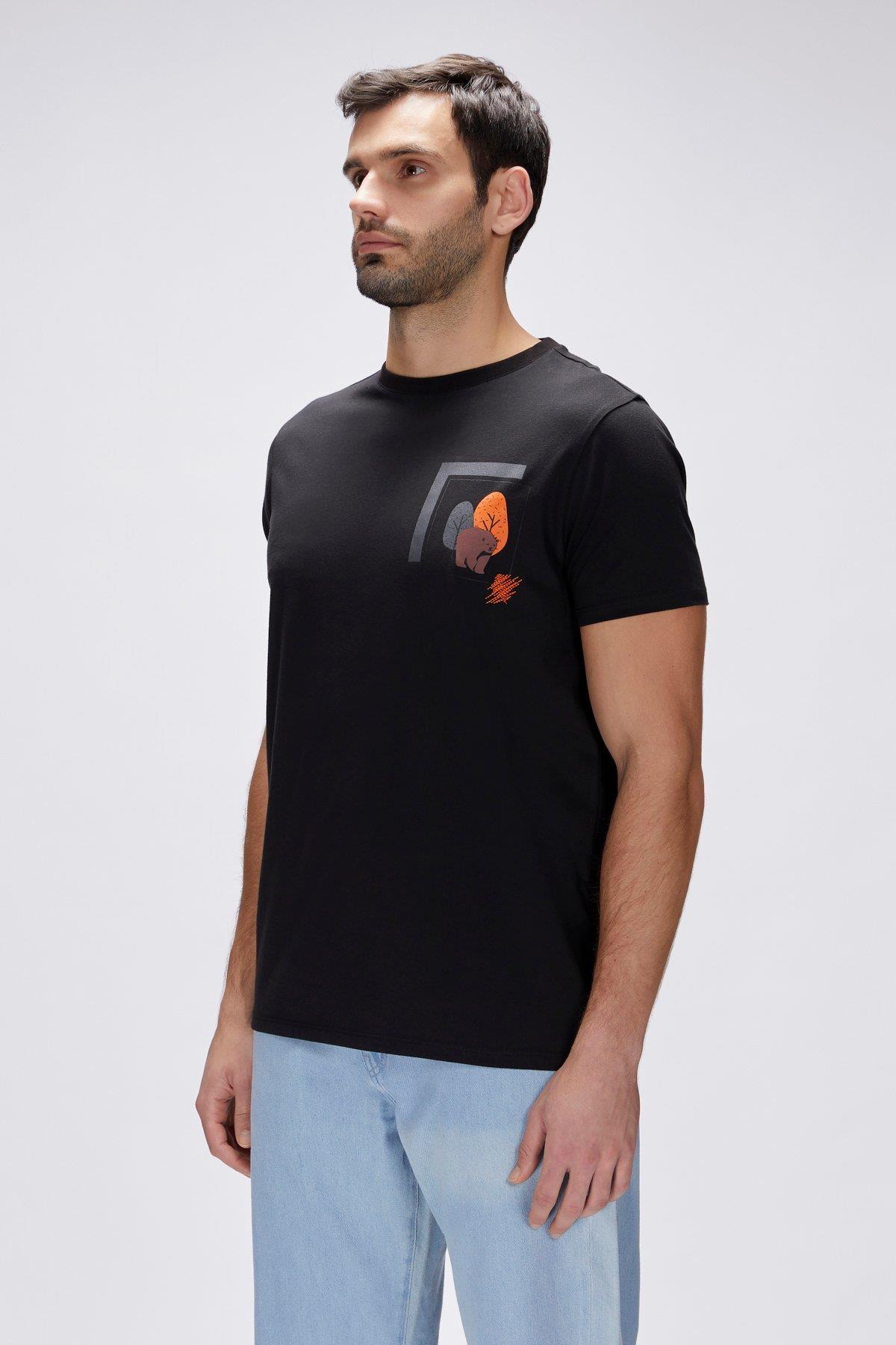Bad Bear Bain T-Shirt Erkek  Bisiklet Yaka Tshirt