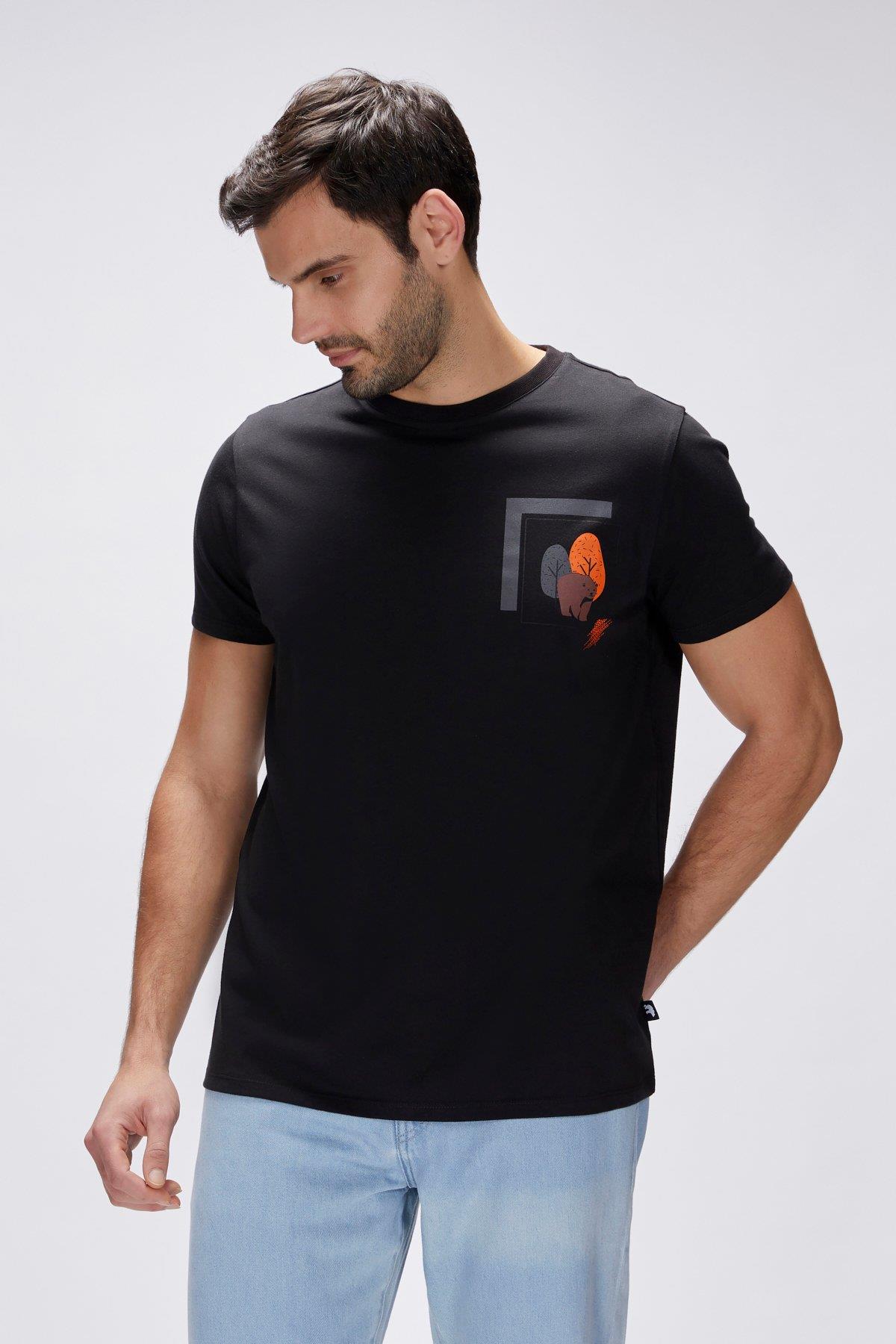 Bad Bear Bain T-Shirt Erkek  Bisiklet Yaka Tshirt