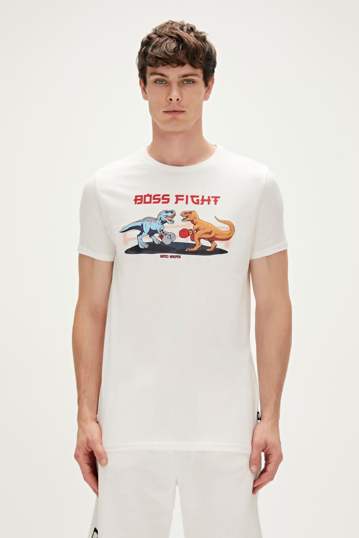 Bad Bear Boss T-Shirt Erkek  Bisiklet Yaka Tshirt