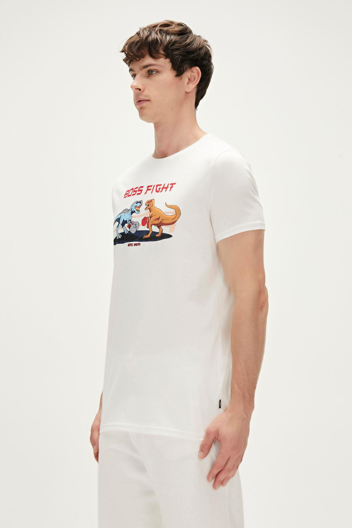 Bad Bear Boss T-Shirt Erkek  Bisiklet Yaka Tshirt