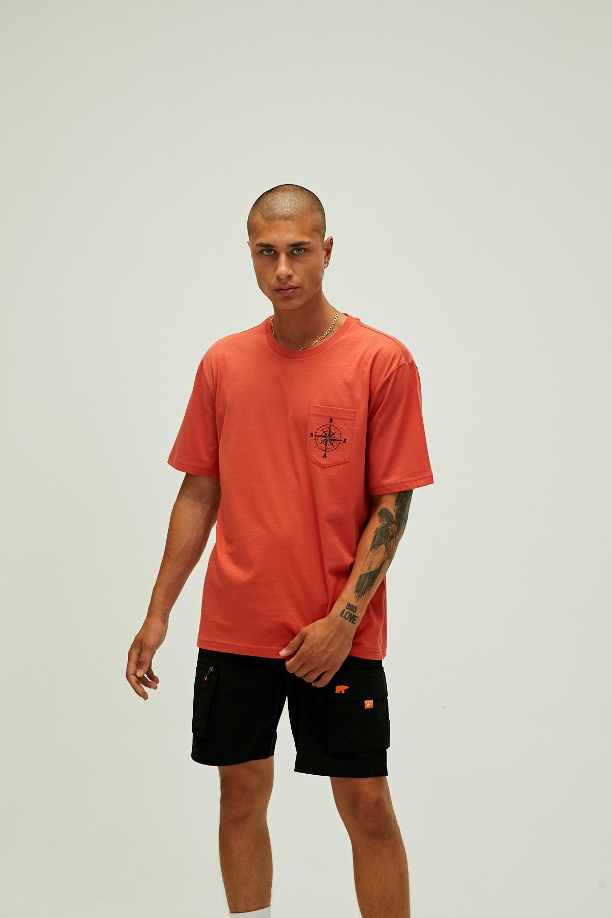 Bad Bear Compas T-Shirt Erkek  Bisiklet Yaka Tshirt