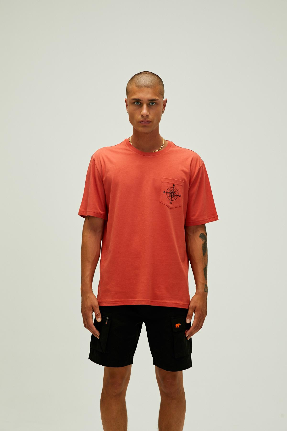 Bad Bear Compas T-Shirt Erkek  Bisiklet Yaka Tshirt