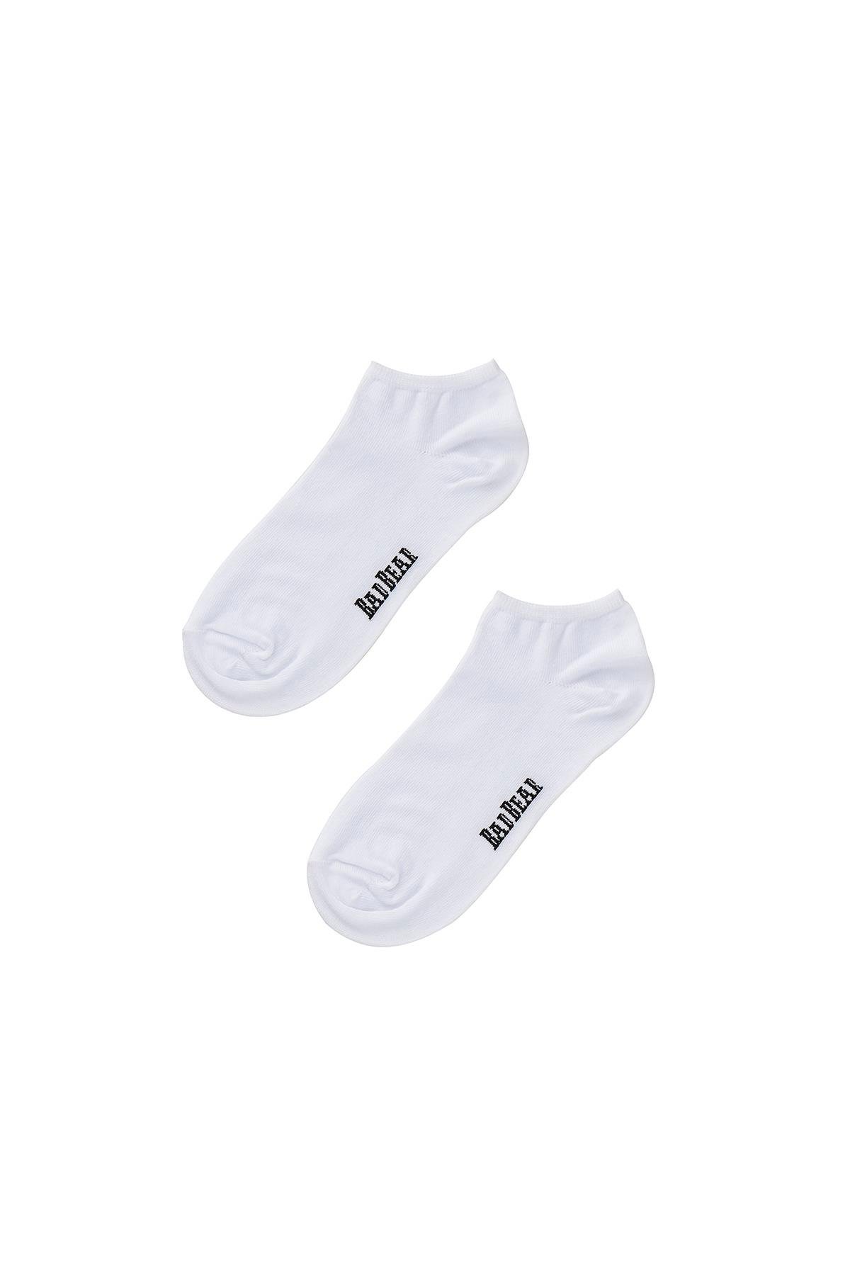 Bad Bear Core Ankle Socks Erkek Beyaz Soket Çorap