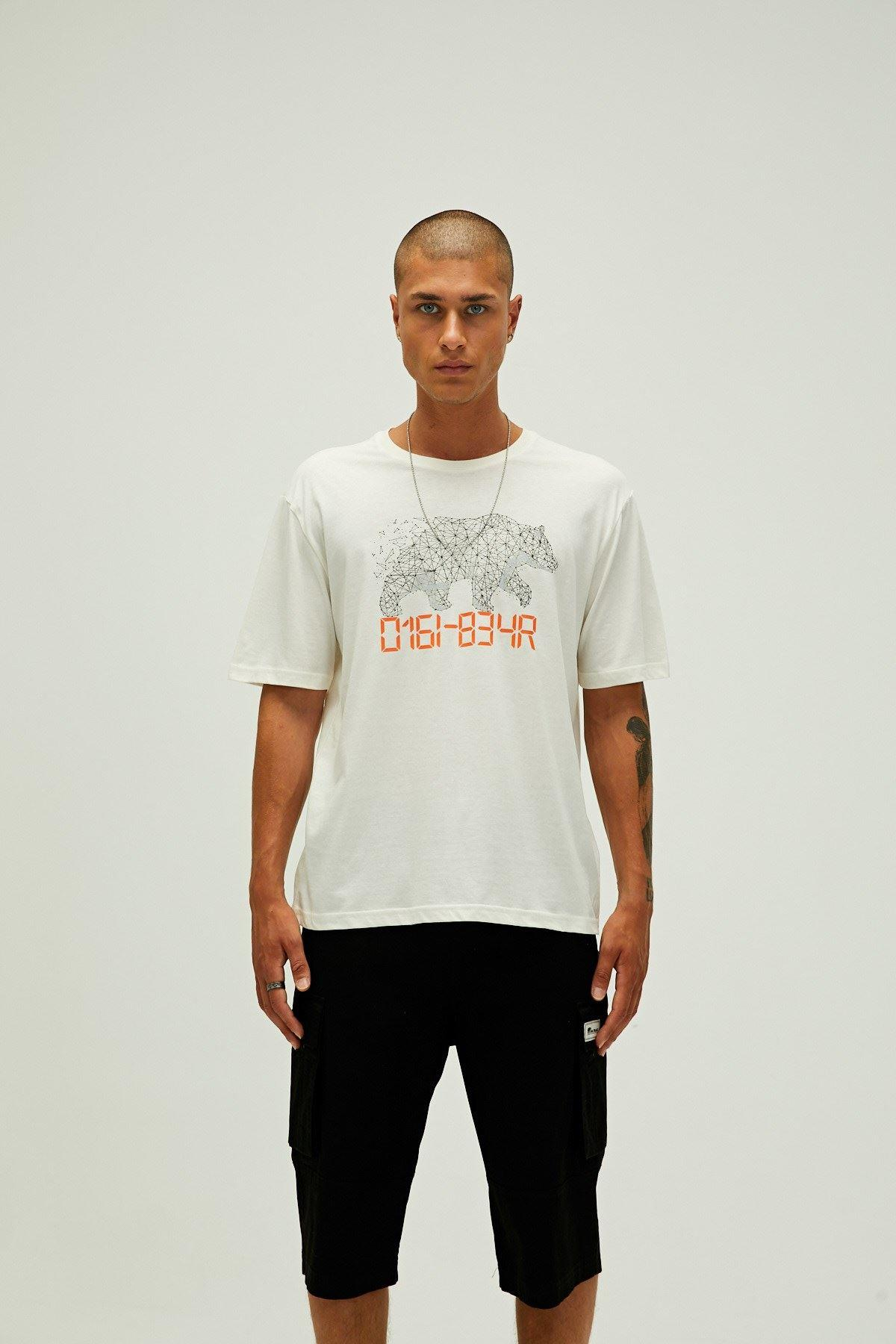 Bad Bear Digibear T-Shirt Erkek  Bisiklet Yaka Tshirt