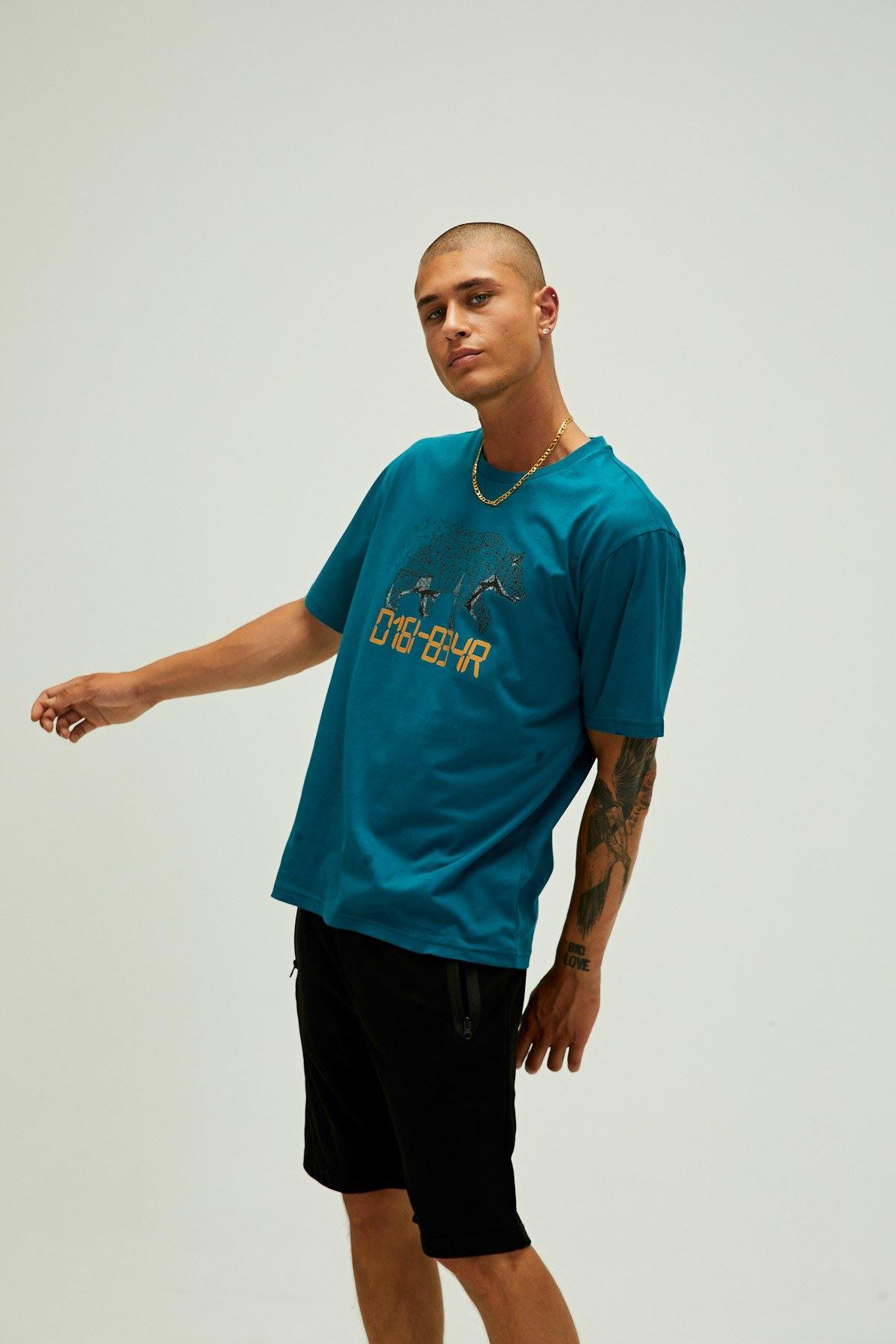 Bad Bear Digibear T-Shirt Erkek  Bisiklet Yaka Tshirt