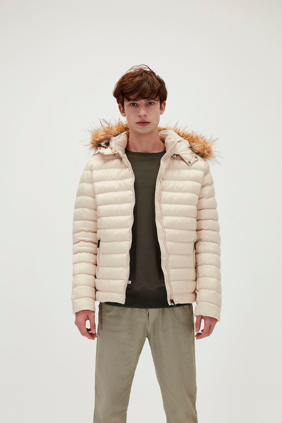 Bad Bear Dust Devil Puffer Erkek Bej Mont