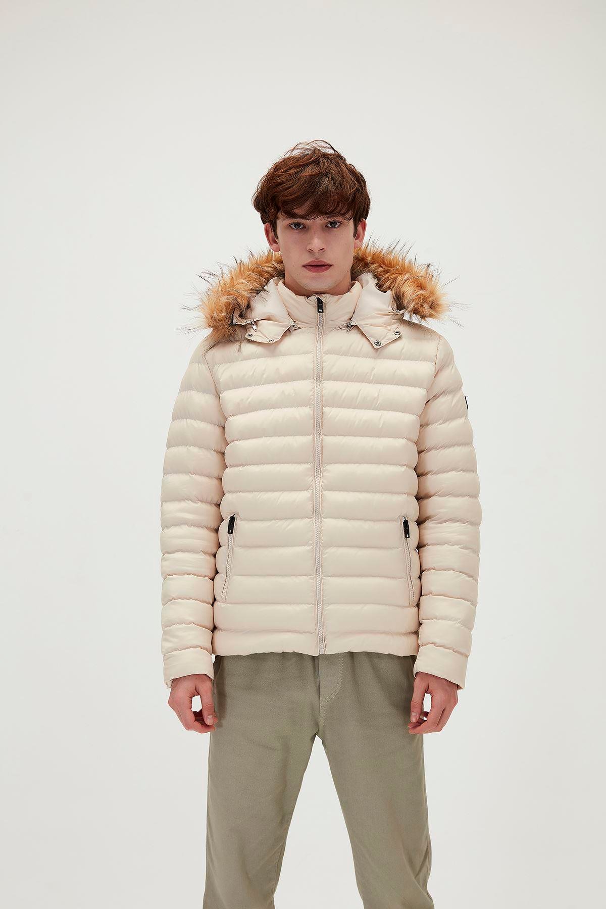 Bad Bear Dust Devil Puffer Erkek Bej Mont