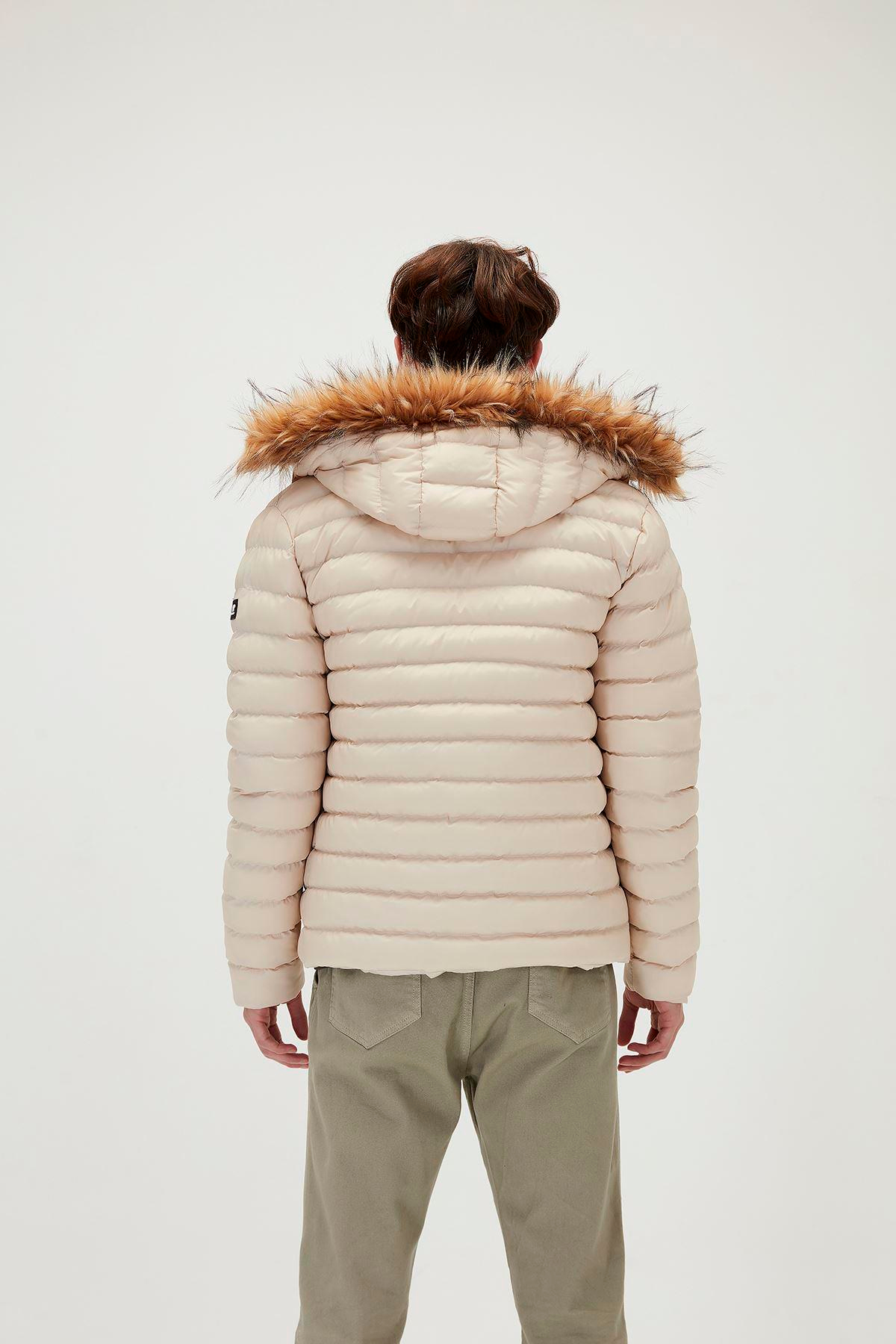 Bad Bear Dust Devil Puffer Erkek Bej Mont