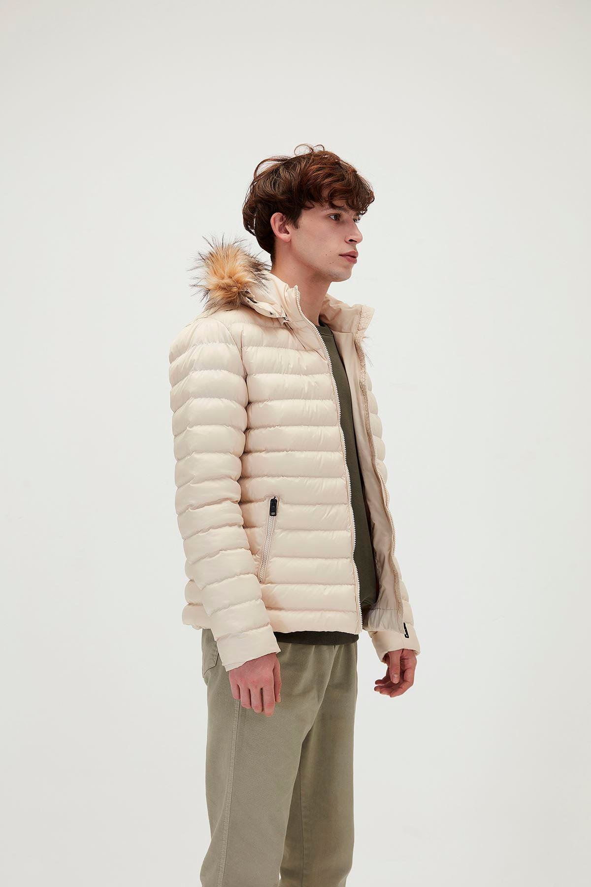 Bad Bear Dust Devil Puffer Erkek Bej Mont
