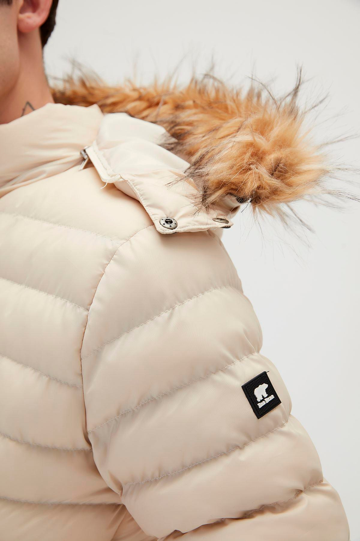 Bad Bear Dust Devil Puffer Erkek Bej Mont