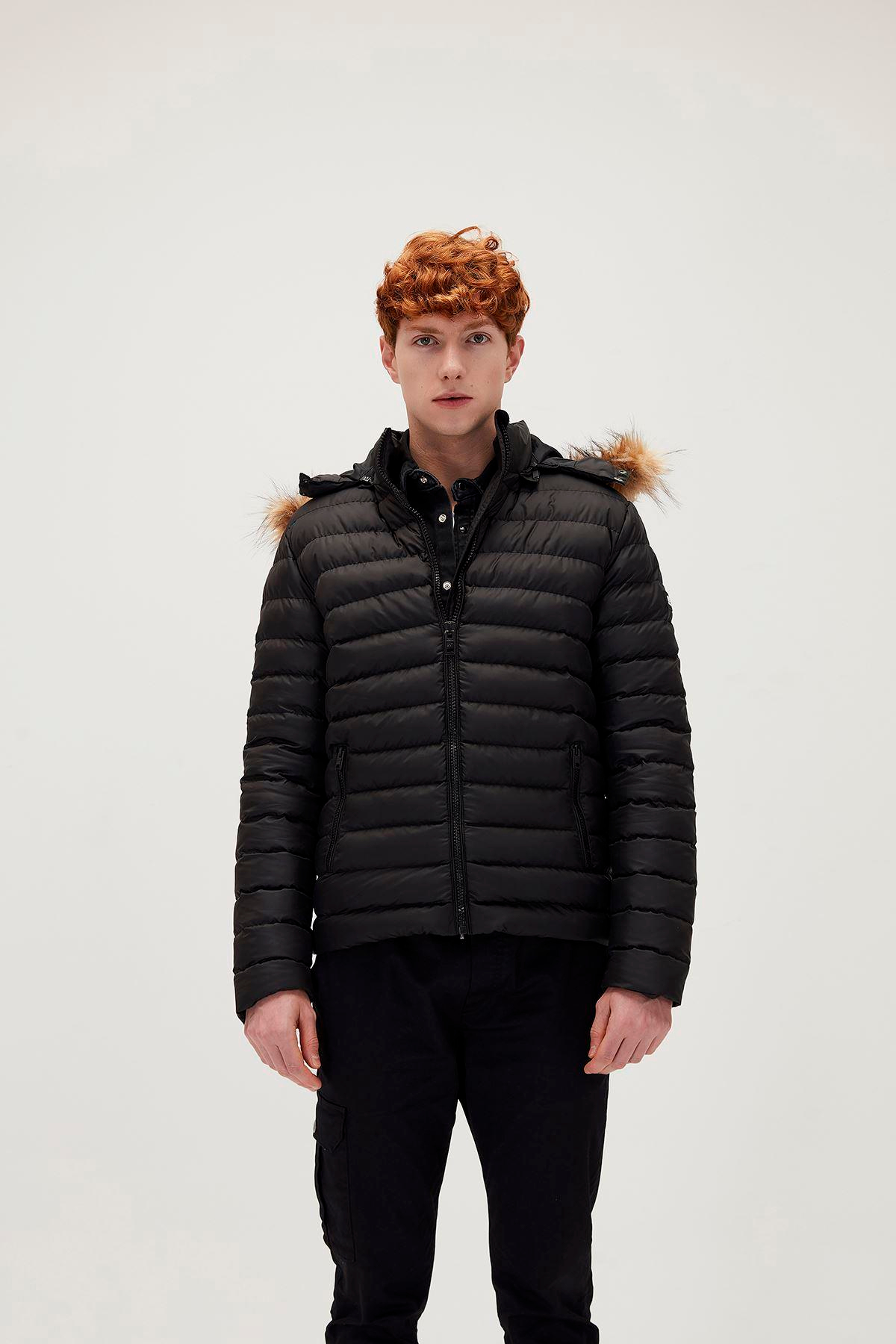 Bad Bear Dust Devil Puffer Erkek Siyah Mont