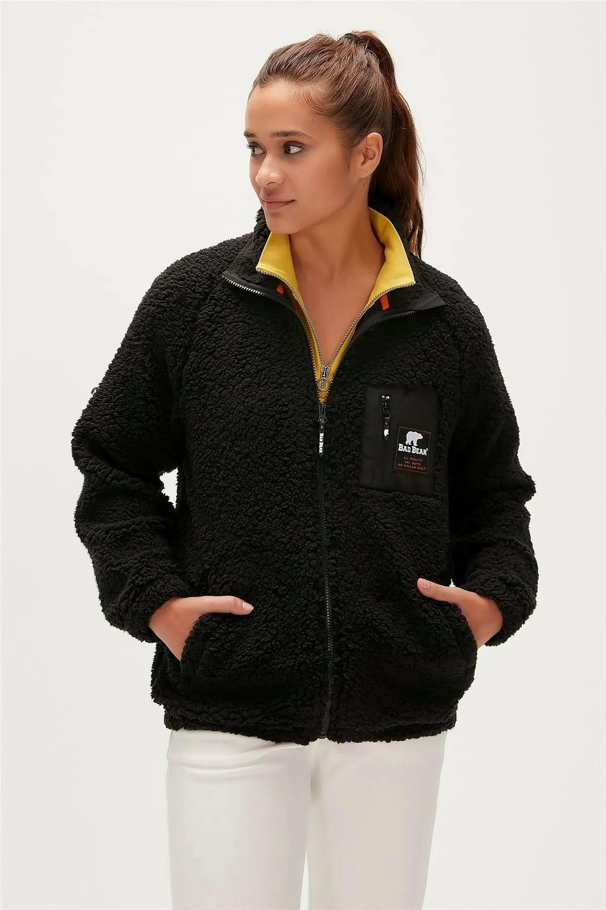 Bad Bear Emma Full-Zip Plush Jacket Kadın  Polar