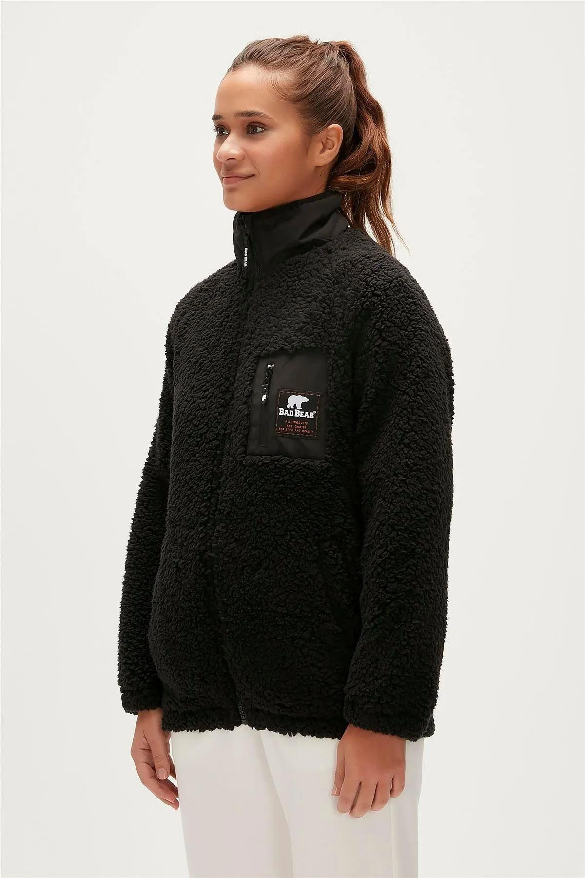 Bad Bear Emma Full-Zip Plush Jacket Kadın  Polar