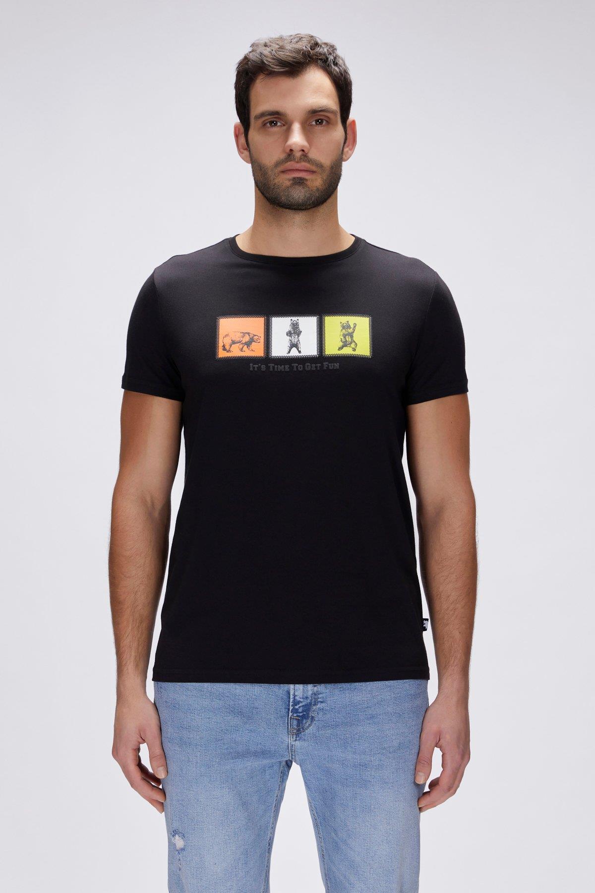 Bad Bear Entree T-Shirt Erkek  Bisiklet Yaka Tshirt