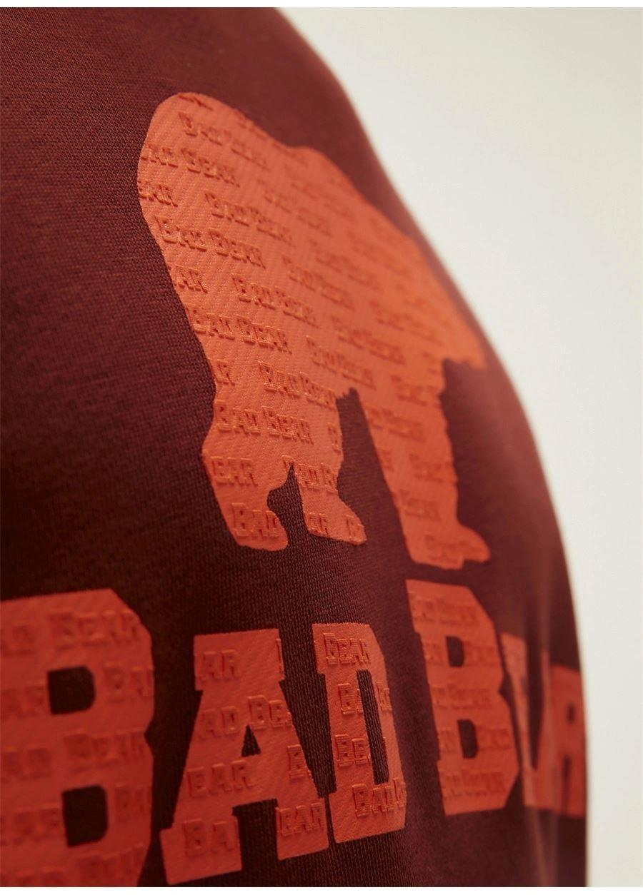 Bad Bear Logo Crewneck Erkek  Bisiklet Yaka Sweat