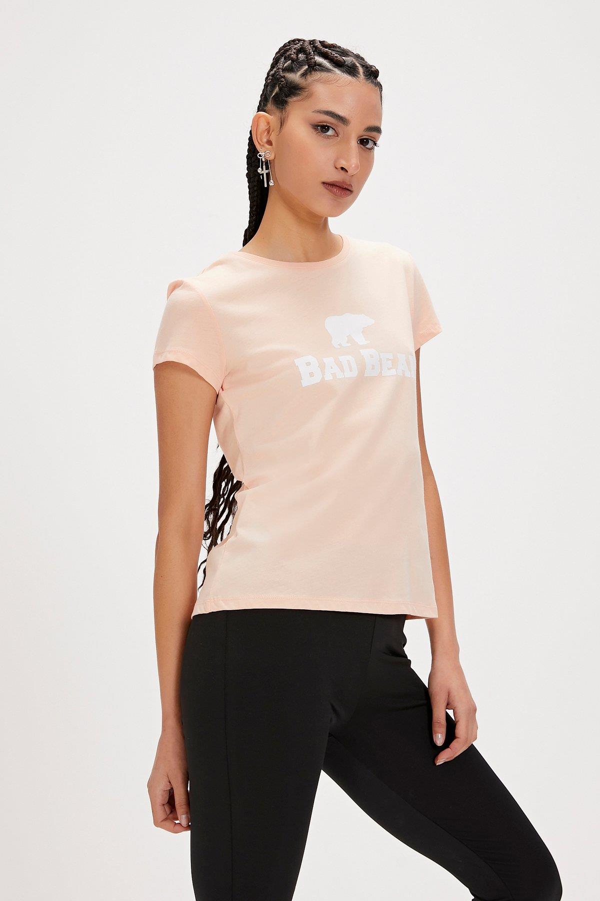 Bad Bear Logo Tee Kadın