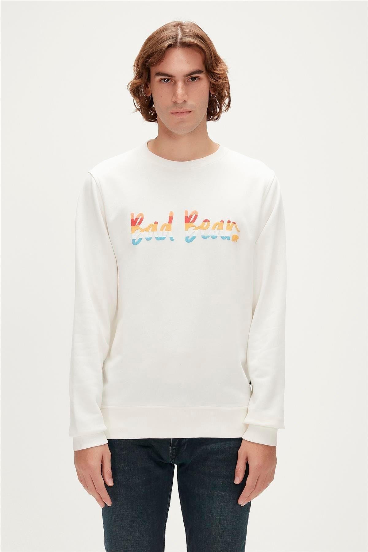 Bad Bear Manuscript Crewneck Erkek  Bisiklet Yaka Sweat