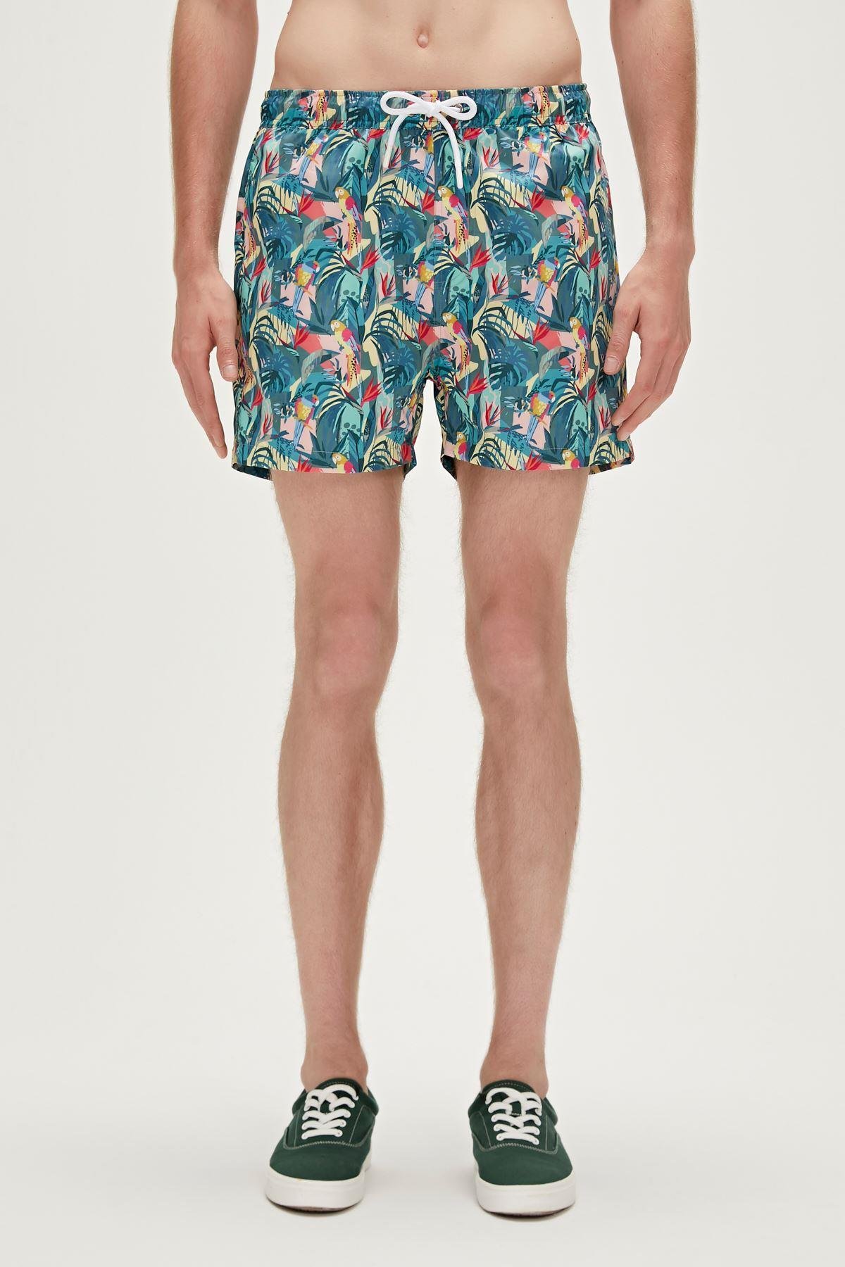 Bad Bear Parrot Swimshort Erkek  Deniz Şortu