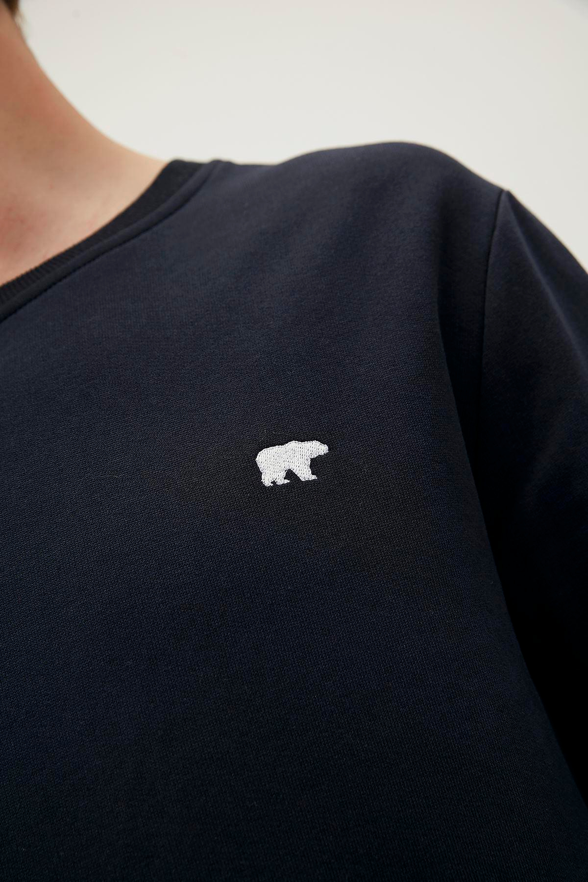 Bad Bear Presage Crewneck Erkek Mavi Bisiklet Yaka Sweat