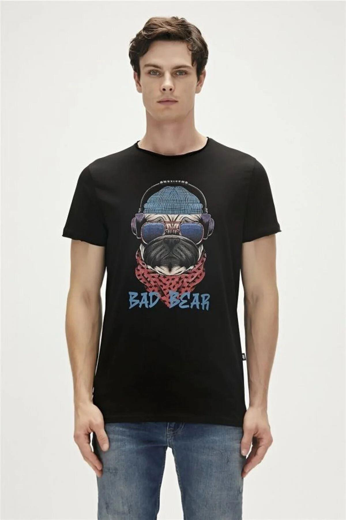 Bad Bear Reckless T-Shirt Erkek  Bisiklet Yaka Tshirt