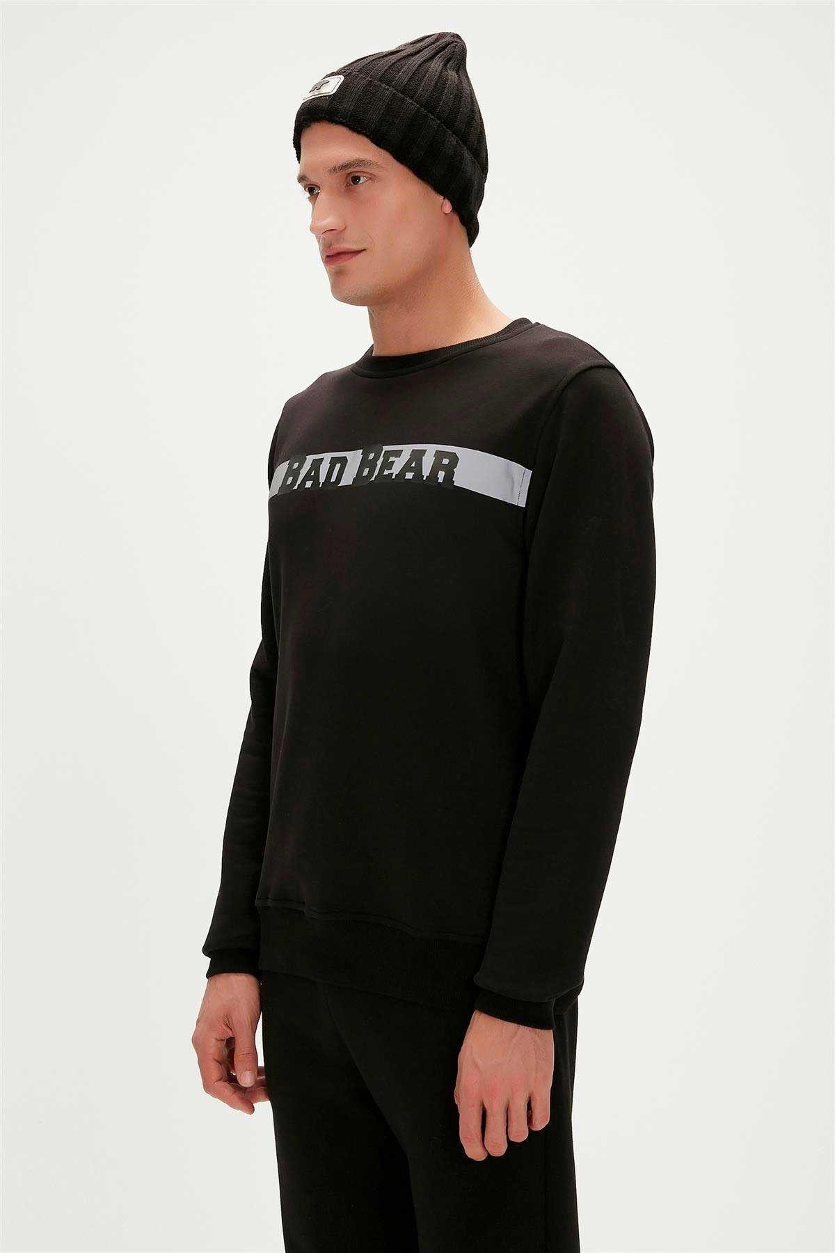 Bad Bear Reflect Bear Crewneck Erkek  Bisiklet Yaka Sweat