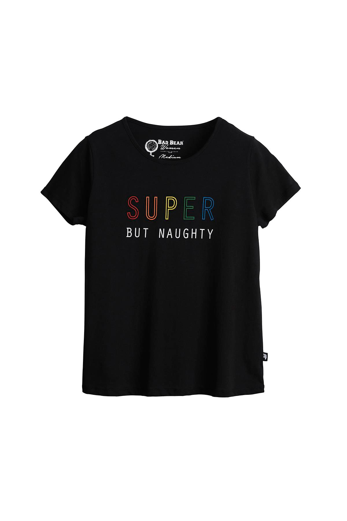 Bad Bear Super Tee Kadın Siyah Tshirt