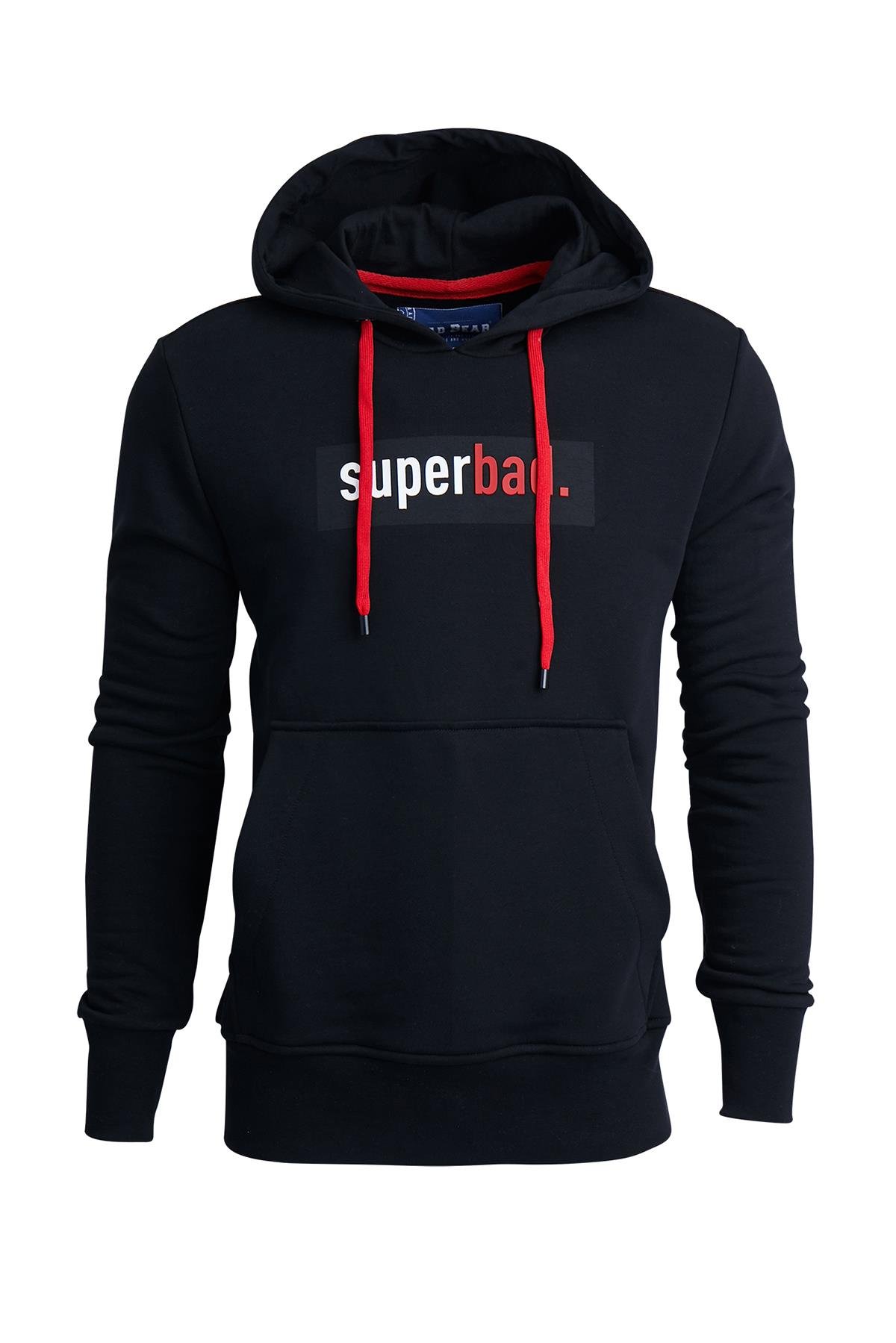 Bad Bear Superbad Erkek Siyah Sweatshirt