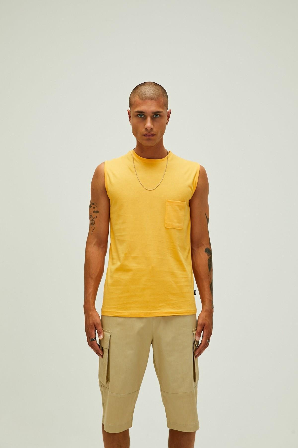 Bad Bear Tribe Tank-Top Erkek  Kolsuz Tshirt