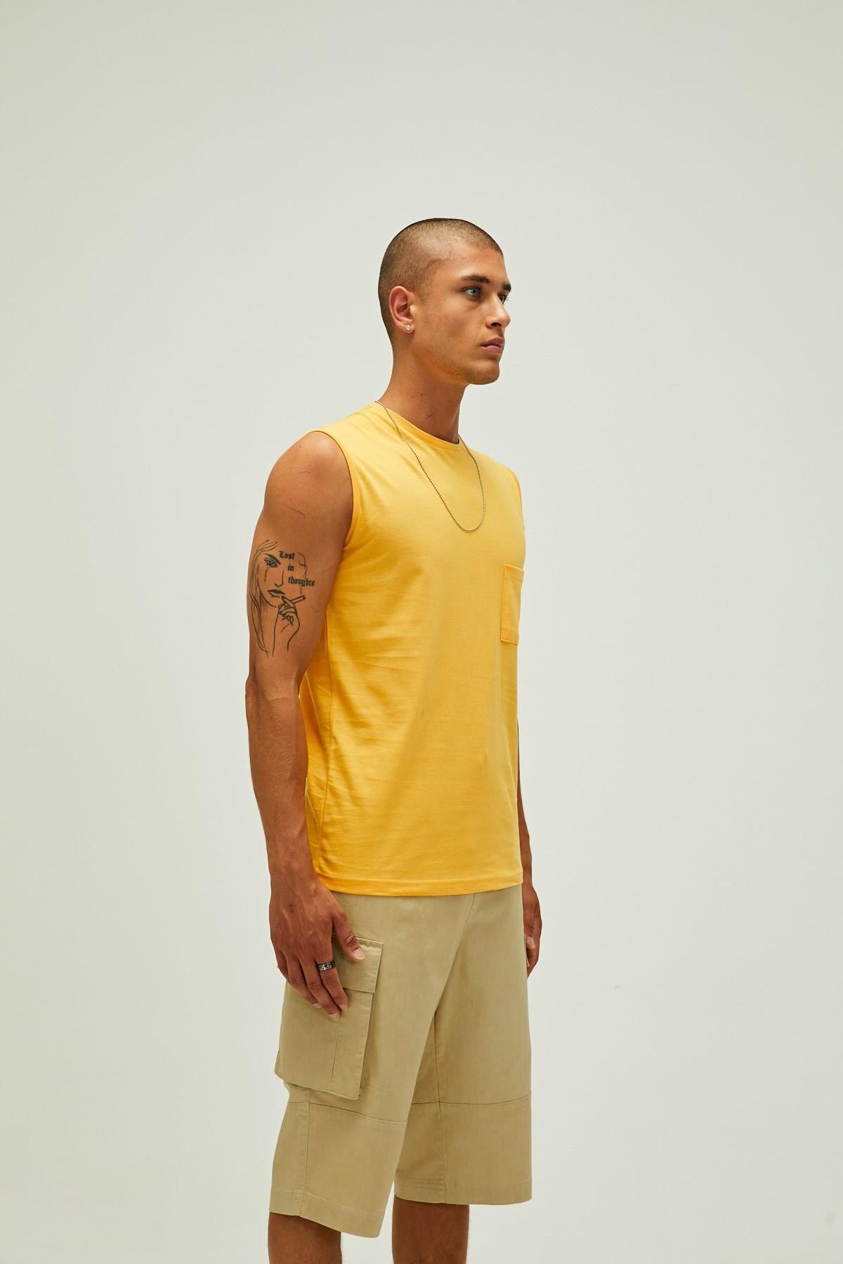 Bad Bear Tribe Tank-Top Erkek  Kolsuz Tshirt