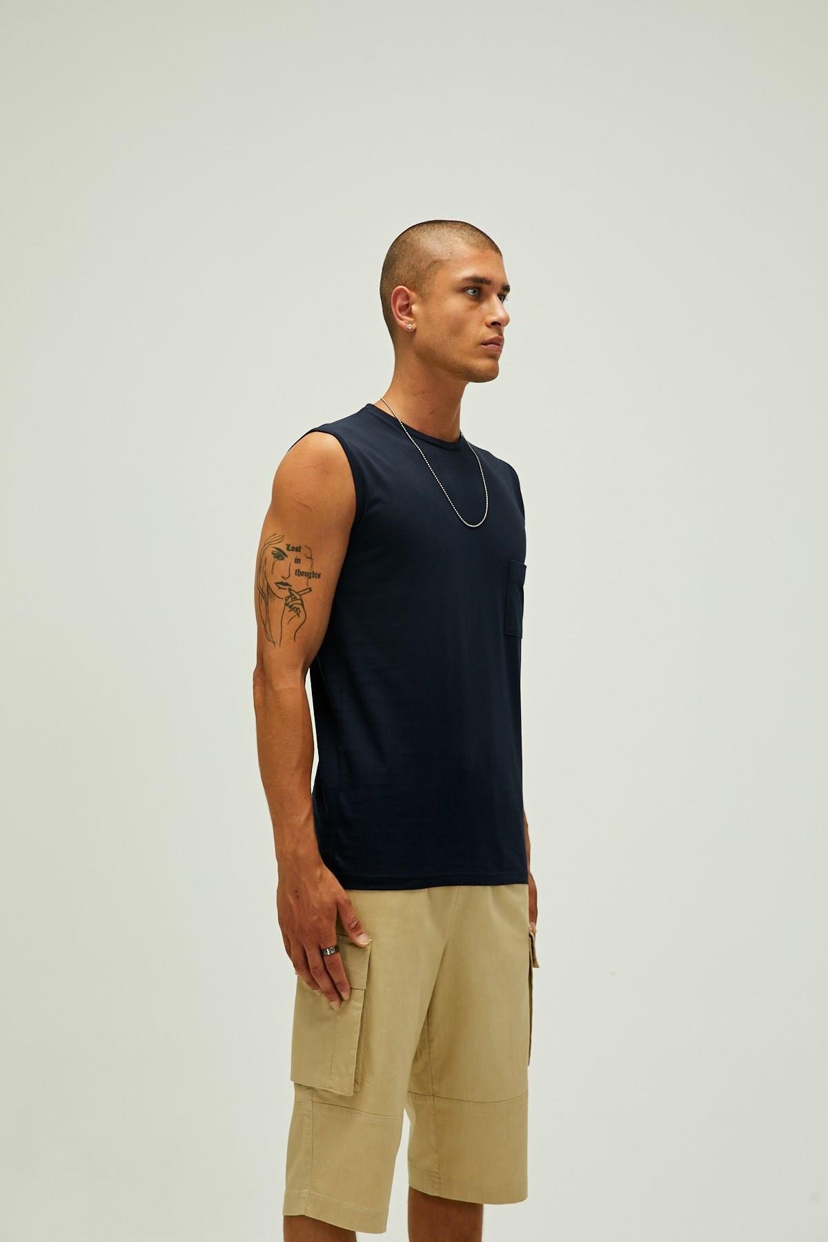 Bad Bear Tribe Tank-Top Erkek  Kolsuz Tshirt
