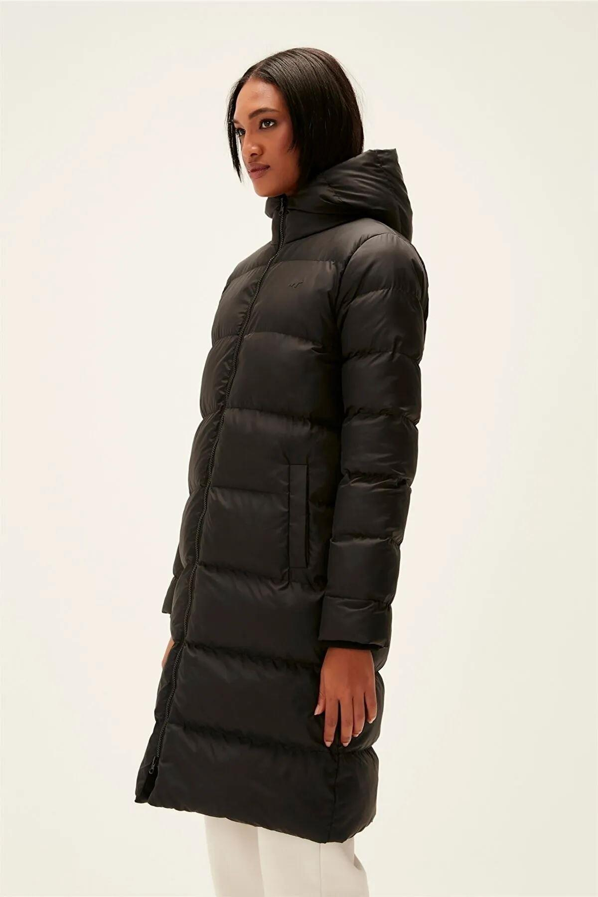 Bad Bear Wayfarer Puffer Coat Kadın Siyah Mont