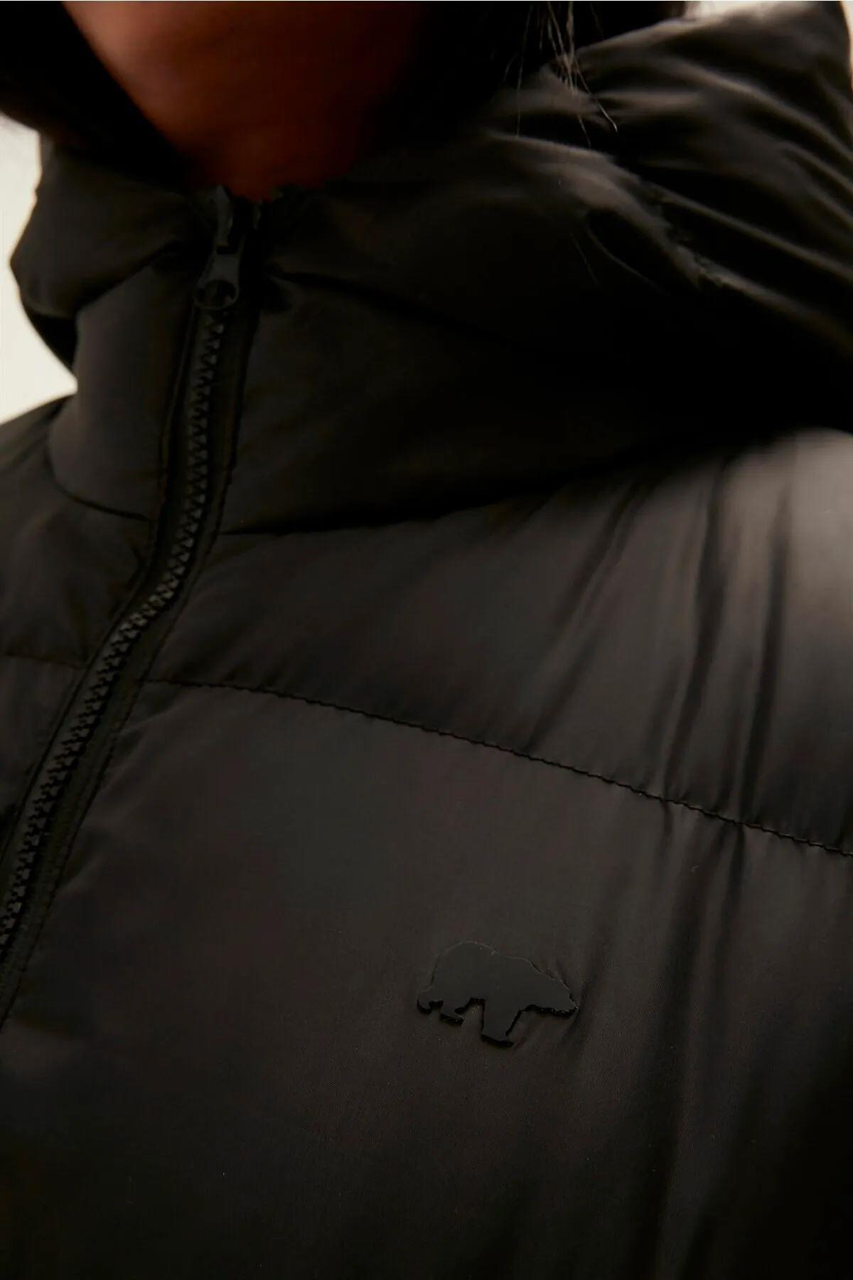 Bad Bear Wayfarer Puffer Coat Kadın Siyah Mont
