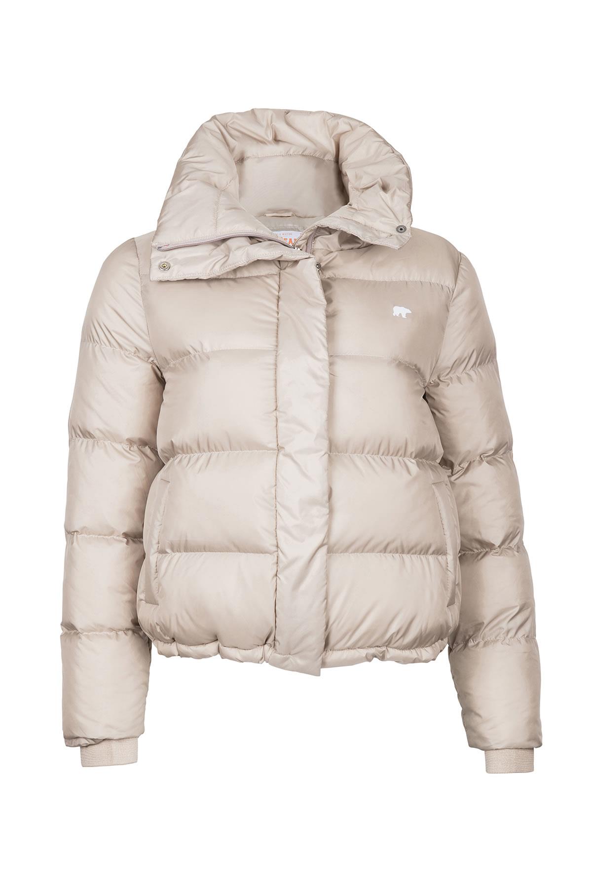 Bad Bear Winter Bloom Puffer Kadın Beyaz Mont