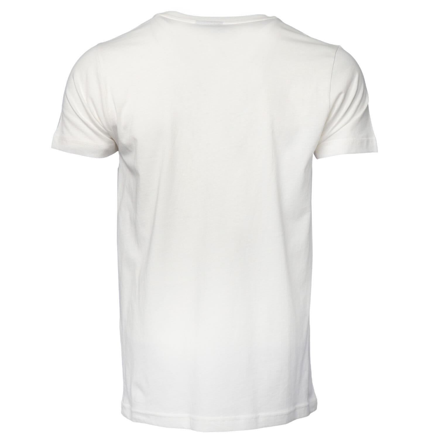 Hummel Avo T-Shirt S/S Erkek Beyaz Bisiklet Yaka Tshirt