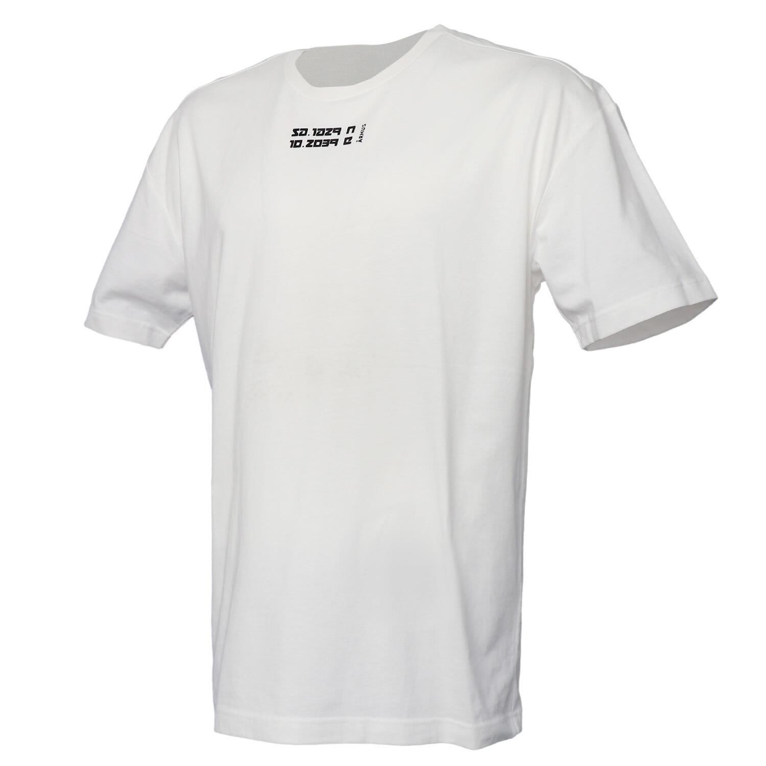 Hummel Erkole Oversize T-Shirt S/S Erkek Beyaz Bisiklet Yaka Tshirt