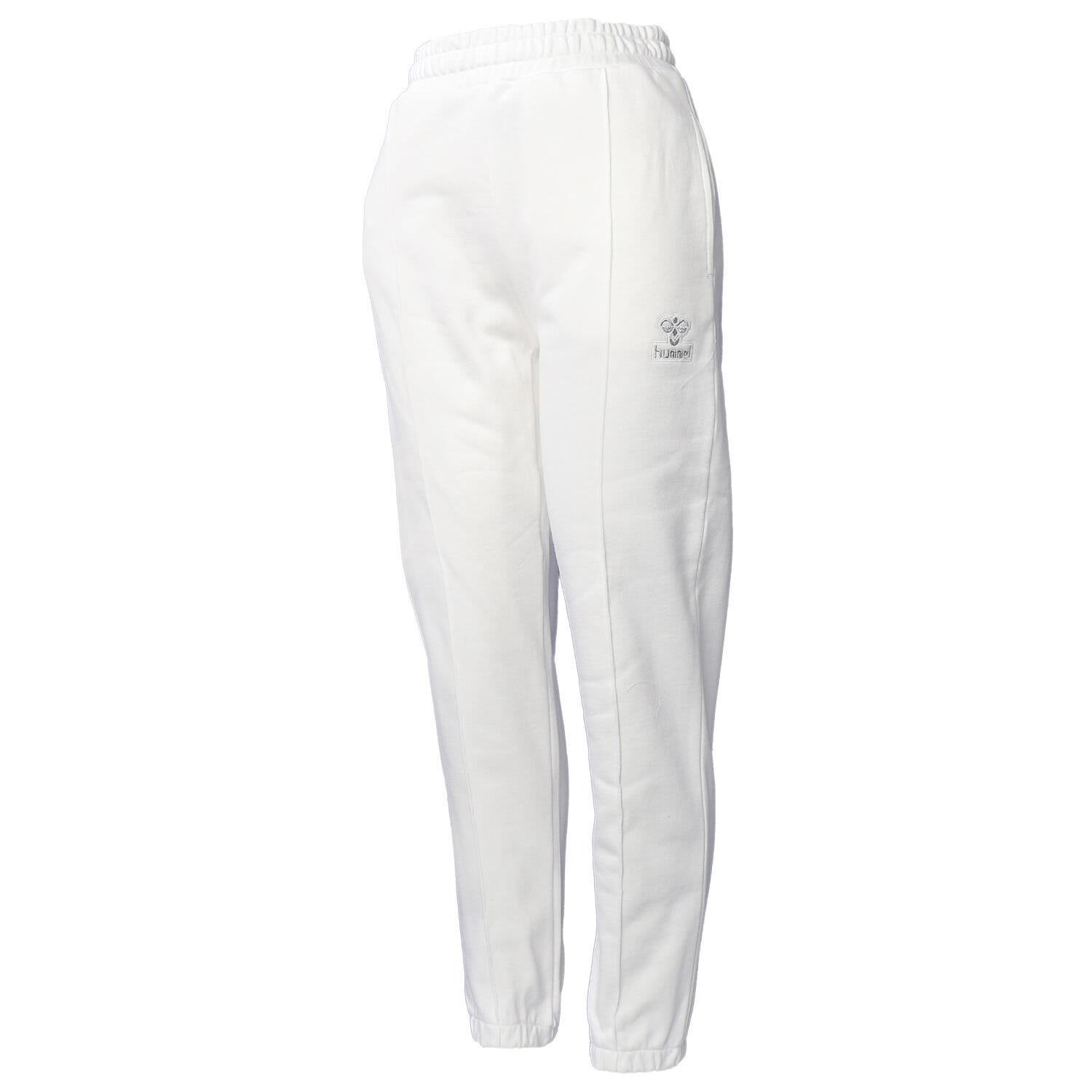 Hummel Gaida Jogger Pants Kadın Beyaz Eşofman Alt
