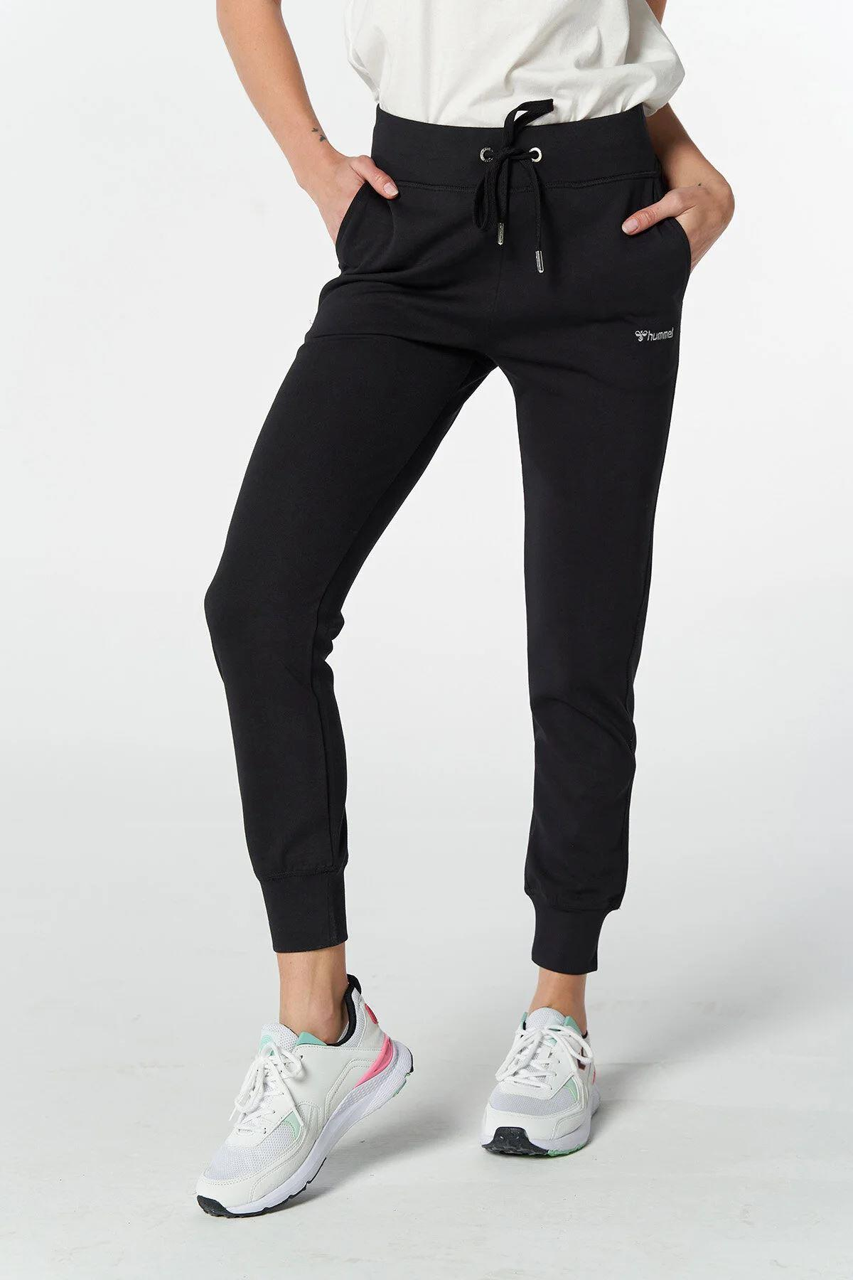 Hummel Hmlalys Pants Kadın Siyah Eşofman Alt