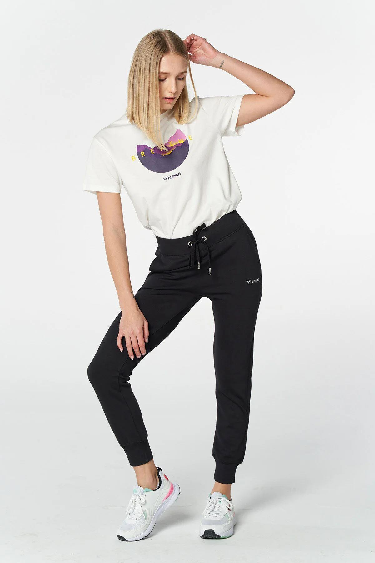 Hummel Hmlalys Pants Kadın Siyah Eşofman Alt