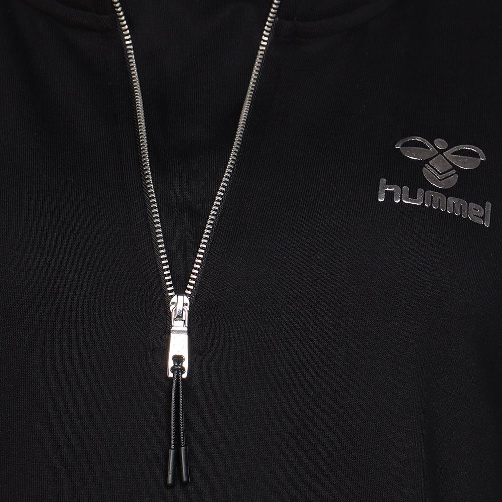 Hummel Hmlbelda Zip Sweat Kadın Siyah Tam Fermuarlı Sweat
