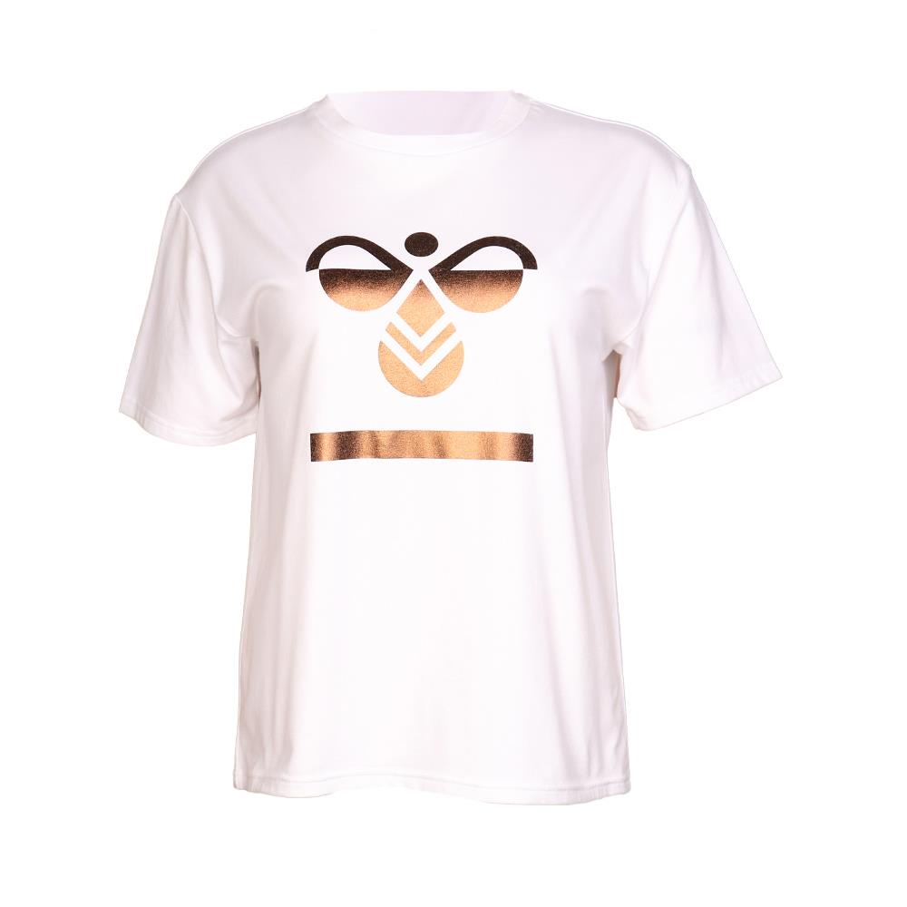 Hummel Hmlbenita T-Shirt S/S Tee Kadın Beyaz Tshirt