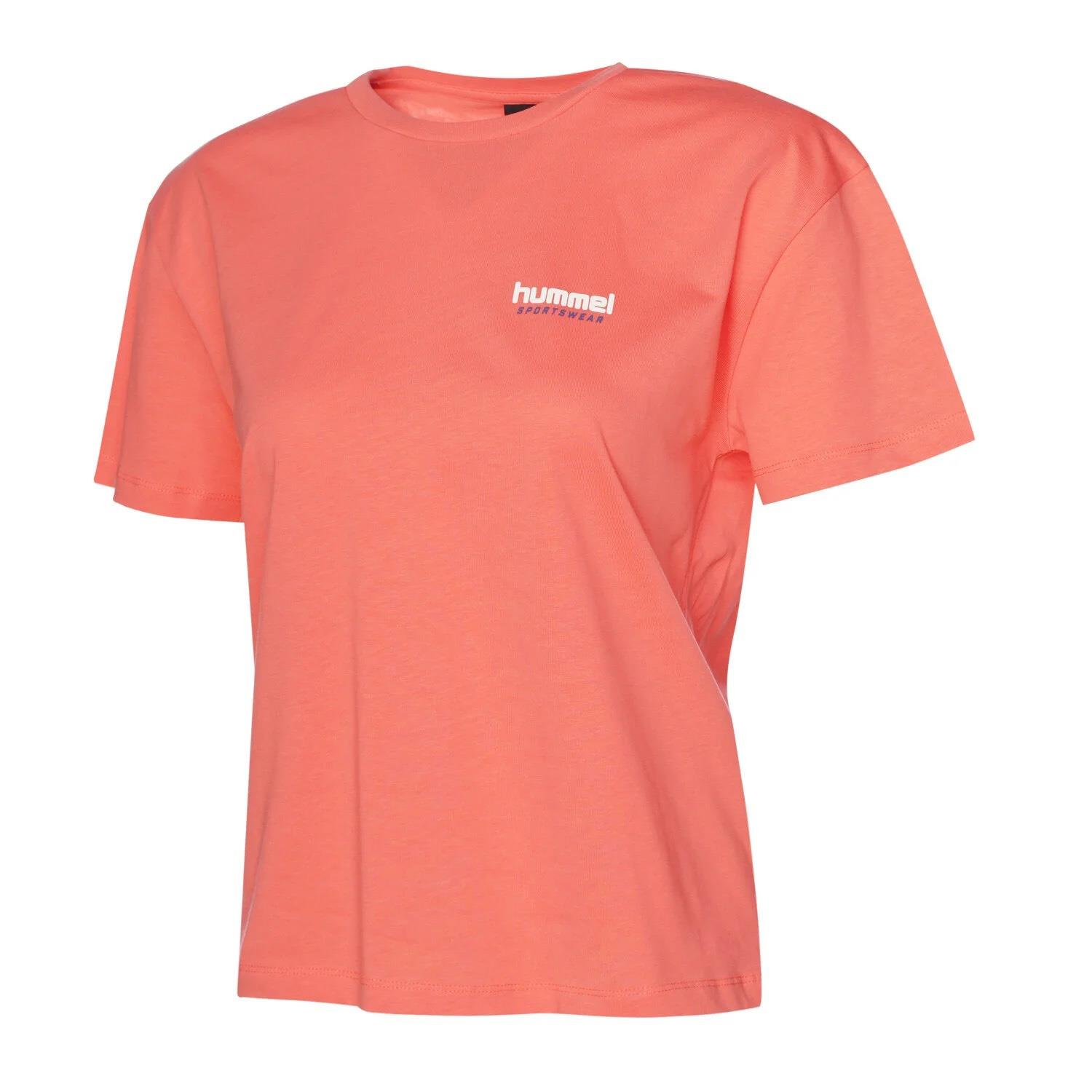 Hummel Hmlboel T-Shirt S/S Kadın  Bisiklet Yaka Tshirt