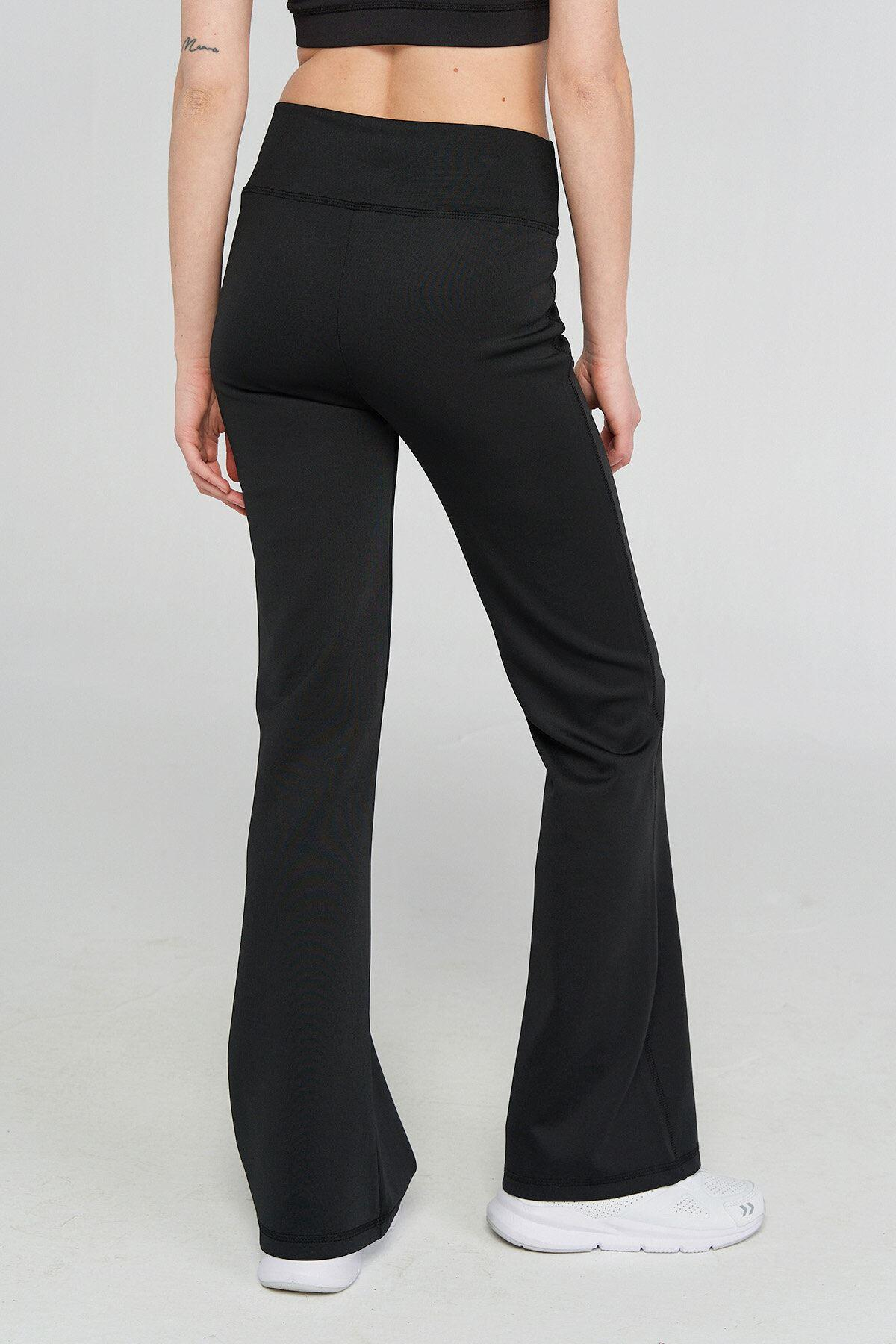 Hummel Hmlbondia Flare Pants Kadın Siyah Eşofman Alt