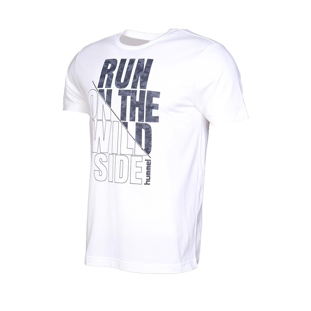 Hummel Hmlbooker T-Shirt S/S Tee Erkek Beyaz Tshirt