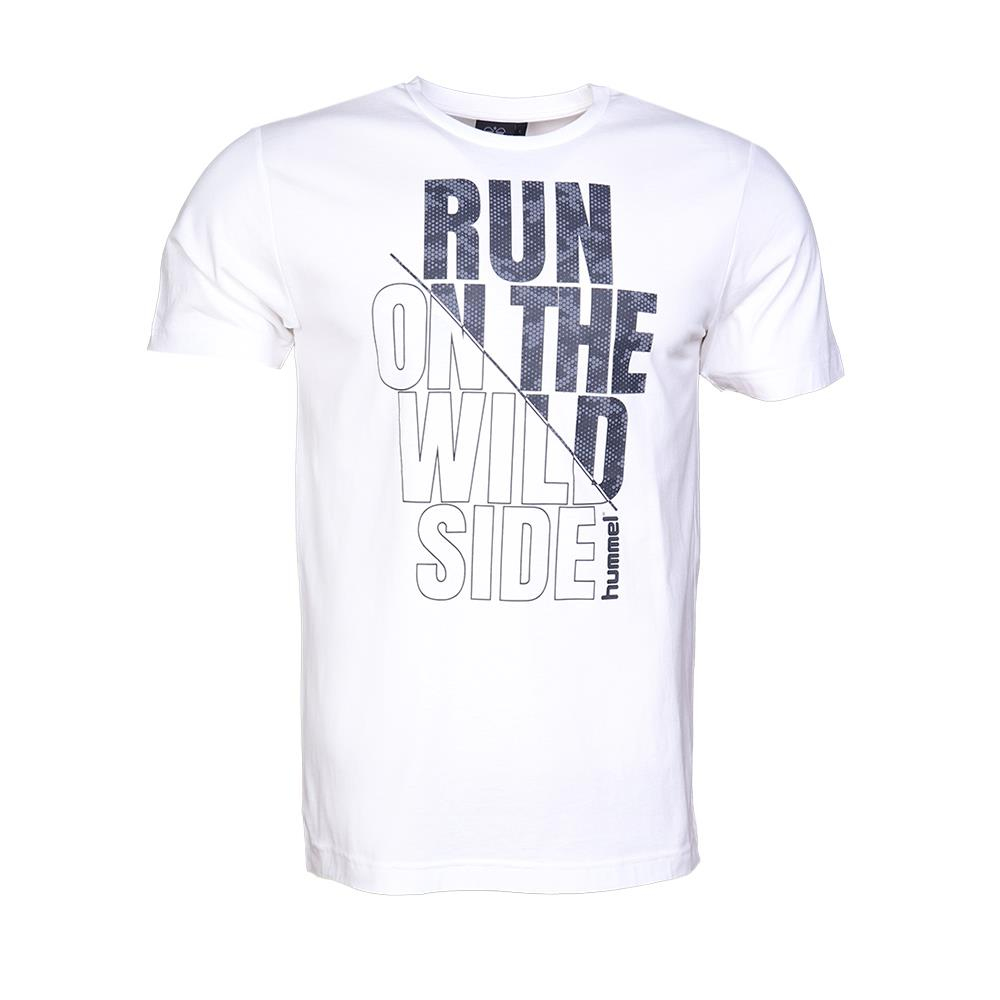 Hummel Hmlbooker T-Shirt S/S Tee Erkek Beyaz Tshirt