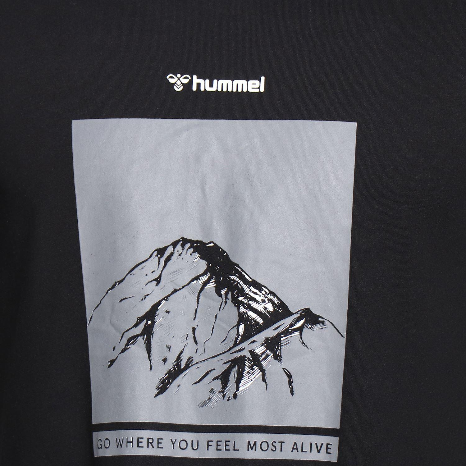 Hummel Hmleverest T-Shırt S/S Erkek Siyah Tshirt