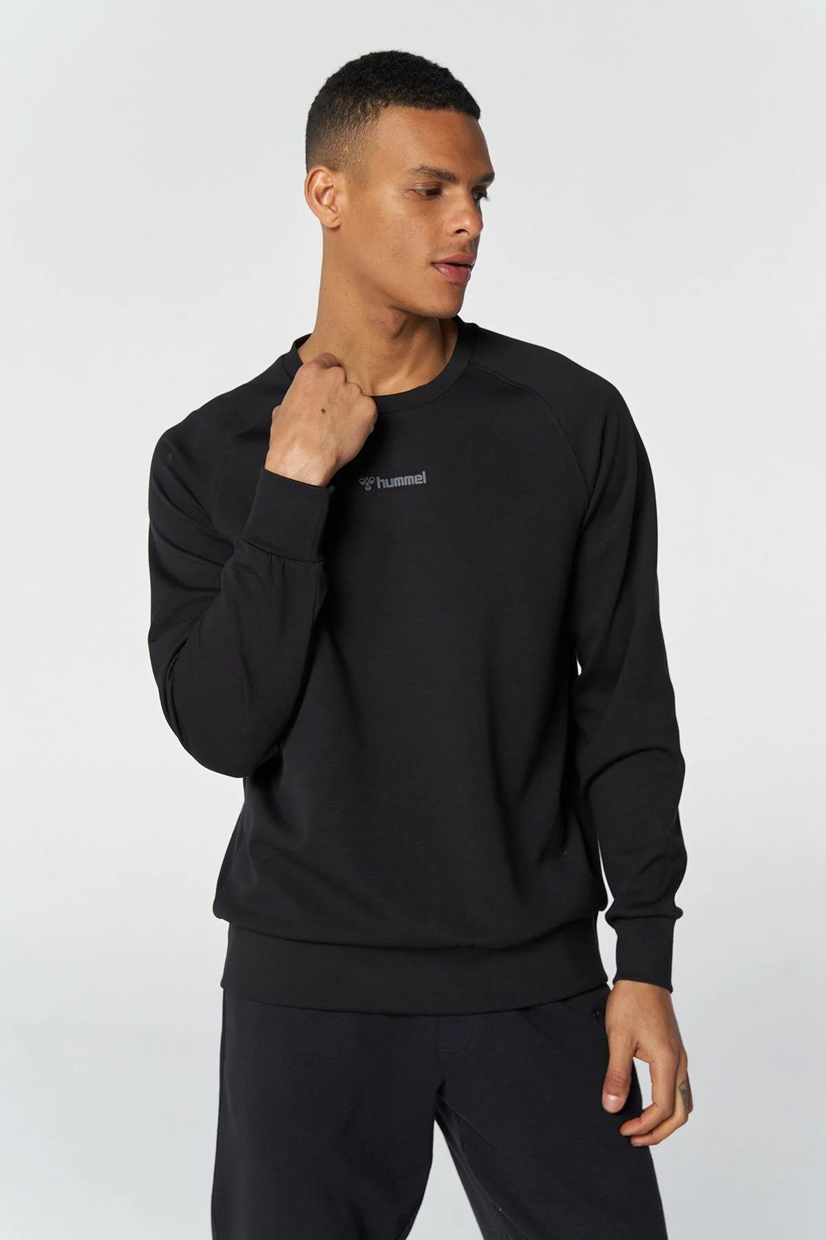 Hummel Hmlevon Sweatshirt Erkek  Bisiklet Yaka Sweat